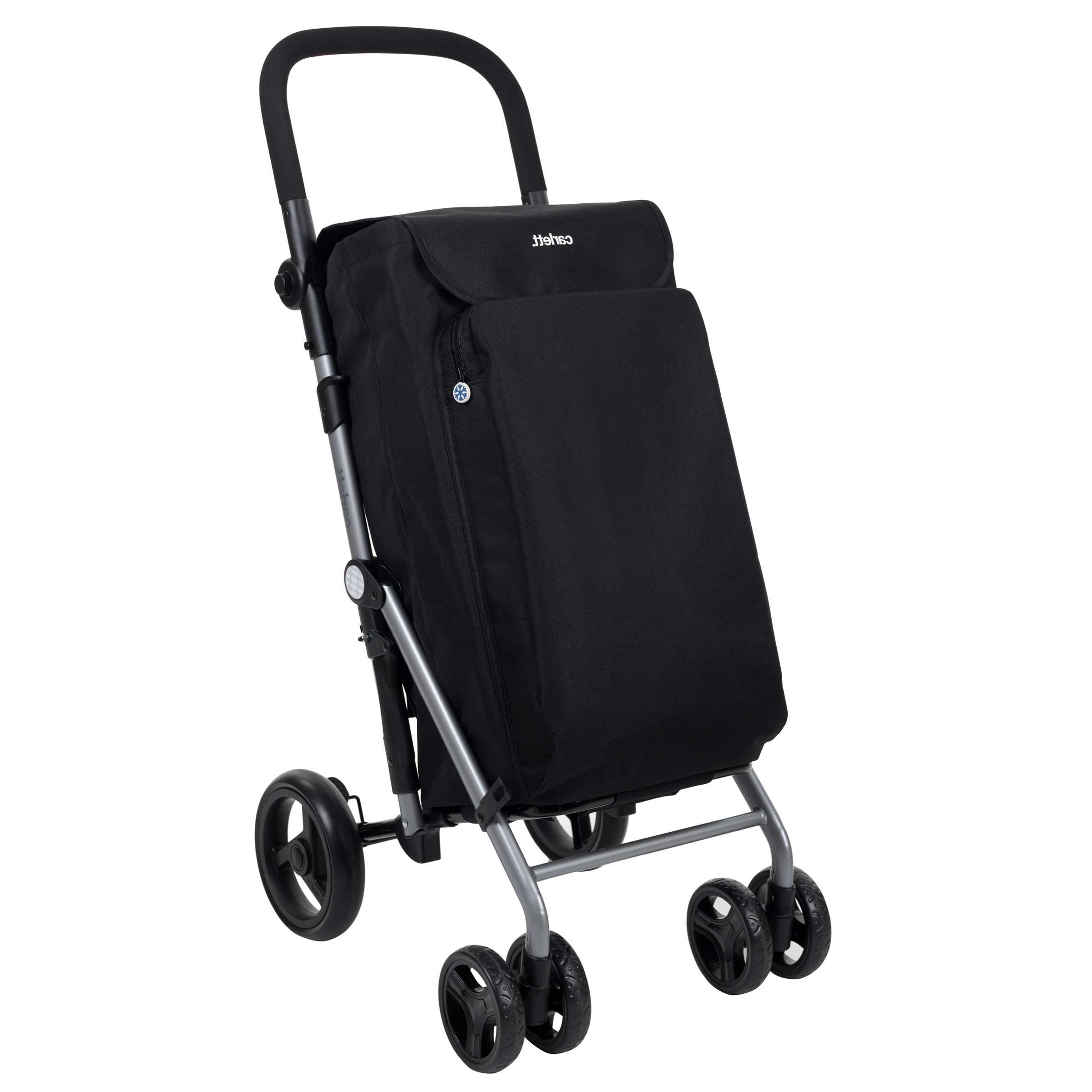 Carlett Einkaufstrolley Carlett Lett435 Classic Einkaufstrolley Schwarz 53 L bis 25 kg – Bild 2 von 5