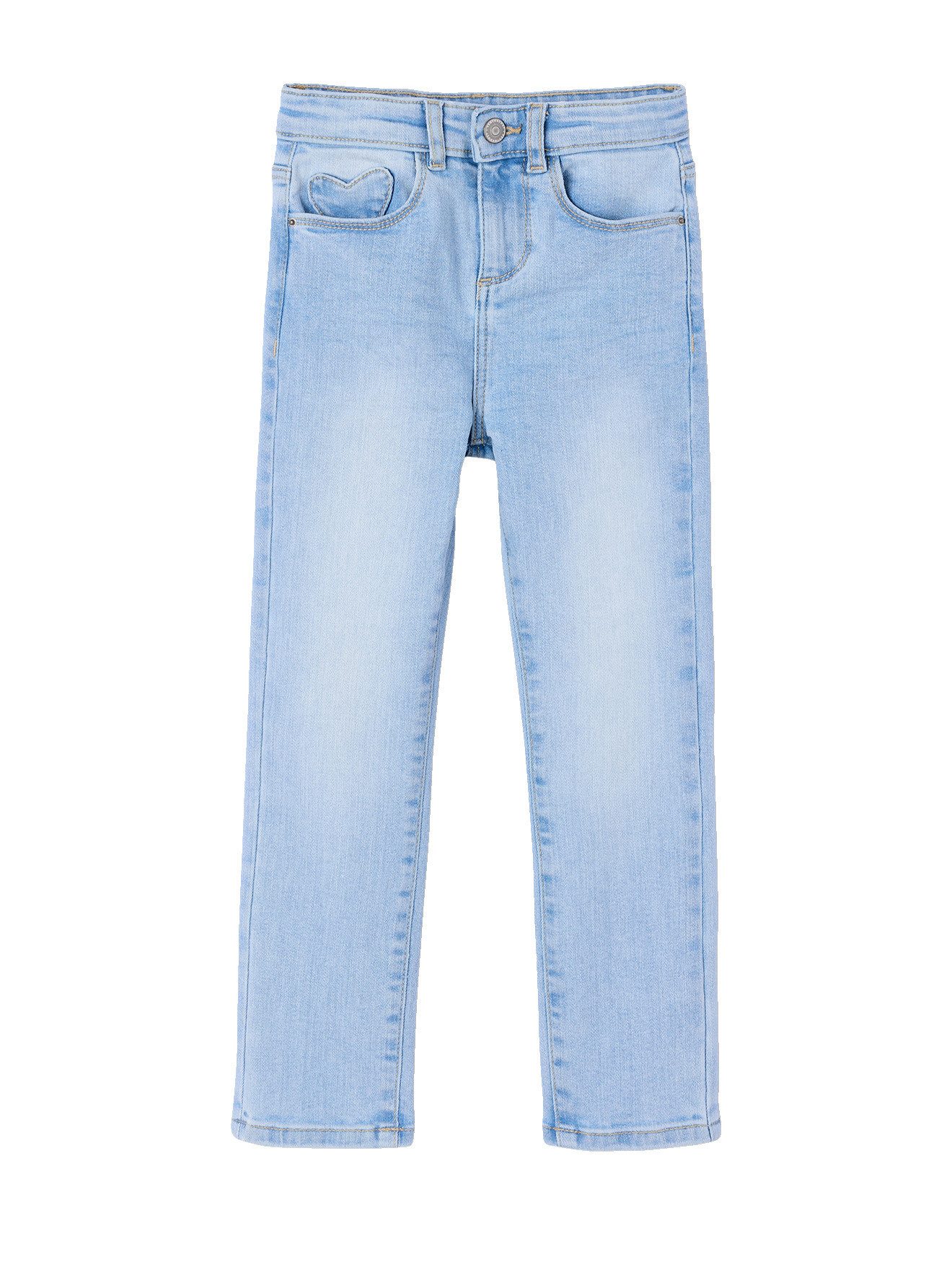 7/8-Caprijeans Mädchen Slim-Jeans, Hüftweite SLIM
