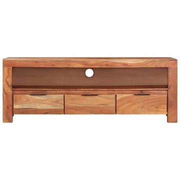 furnicato TV-Schrank 110x30x40 cm Massivholz Akazie