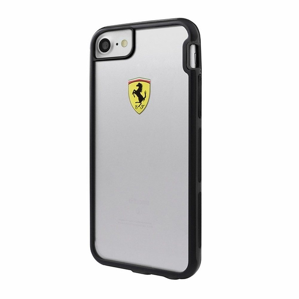 Ferrari Handyhülle Bumper Schutzcover, Lizenzprodukt, stoßfest, präzise Aussparungen