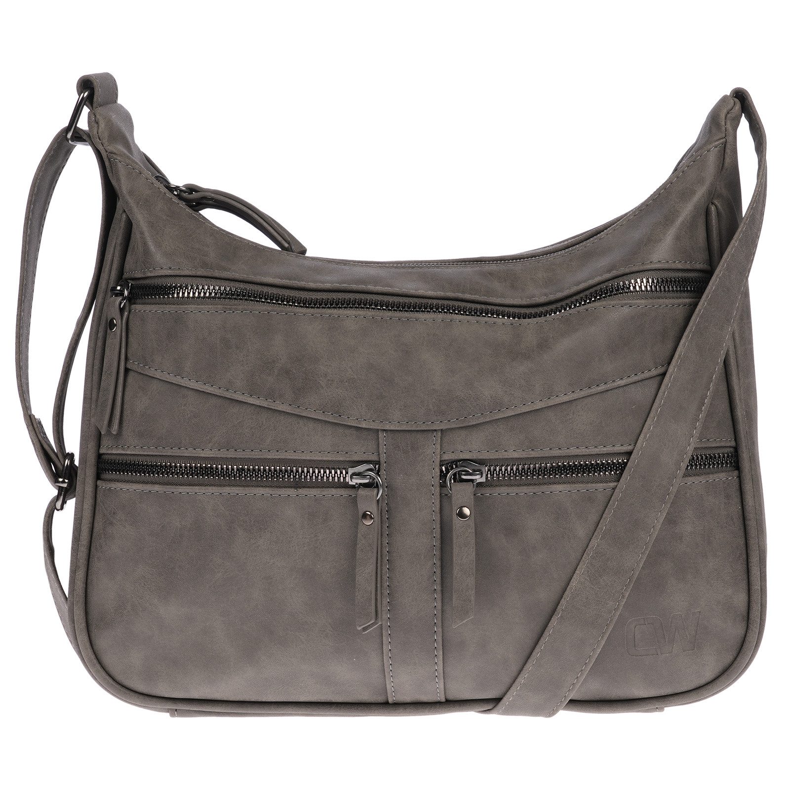 Christian Wippermann Umhängetasche Damen Tasche Schultertasche Umhängetasche Crossover (einzeln), Bag Leder Optik Handtasche