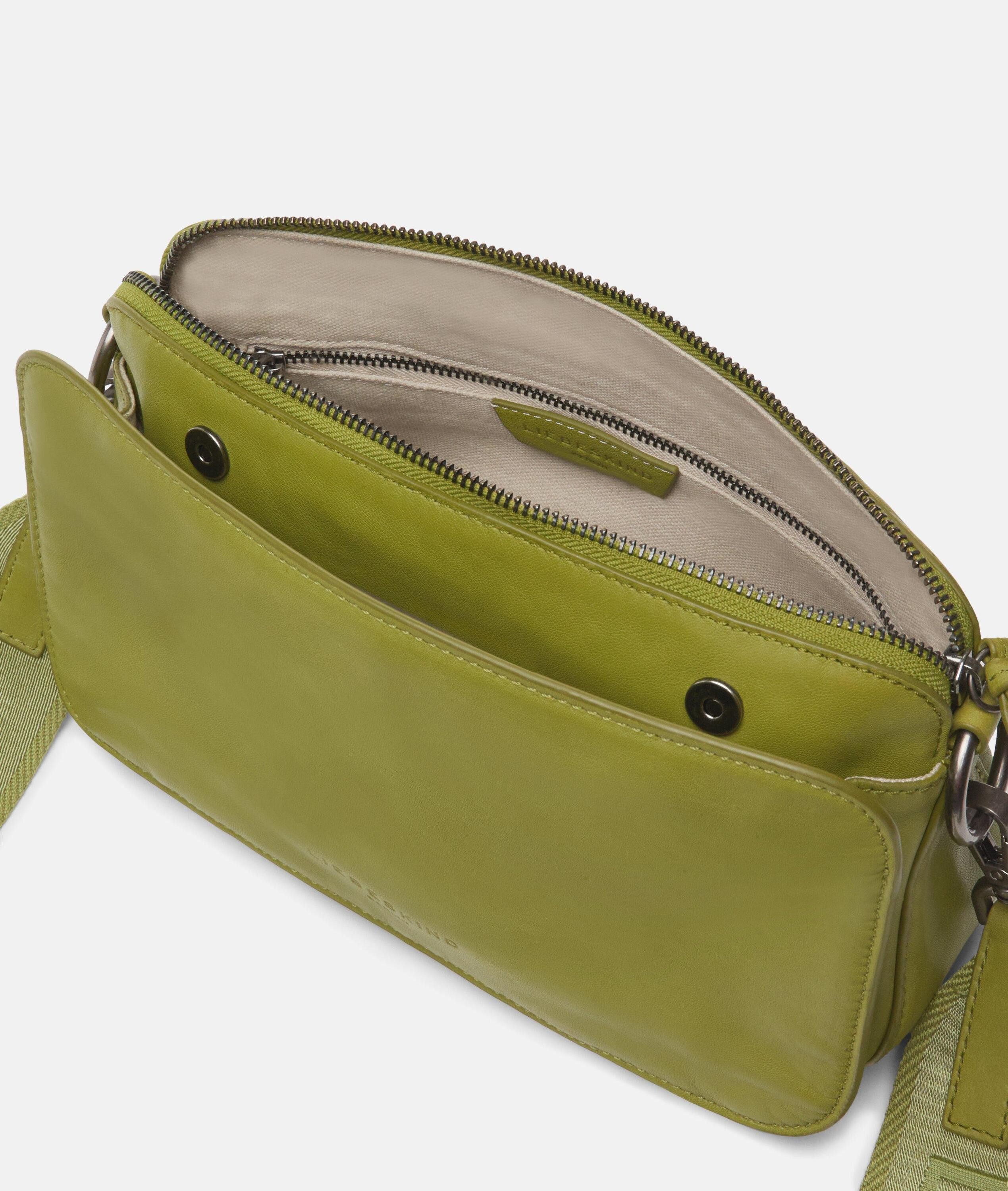 Liebeskind Berlin Umhängetasche Clarice Crossbody M, Geräumige Crossbody-Bag aus Schafsleder