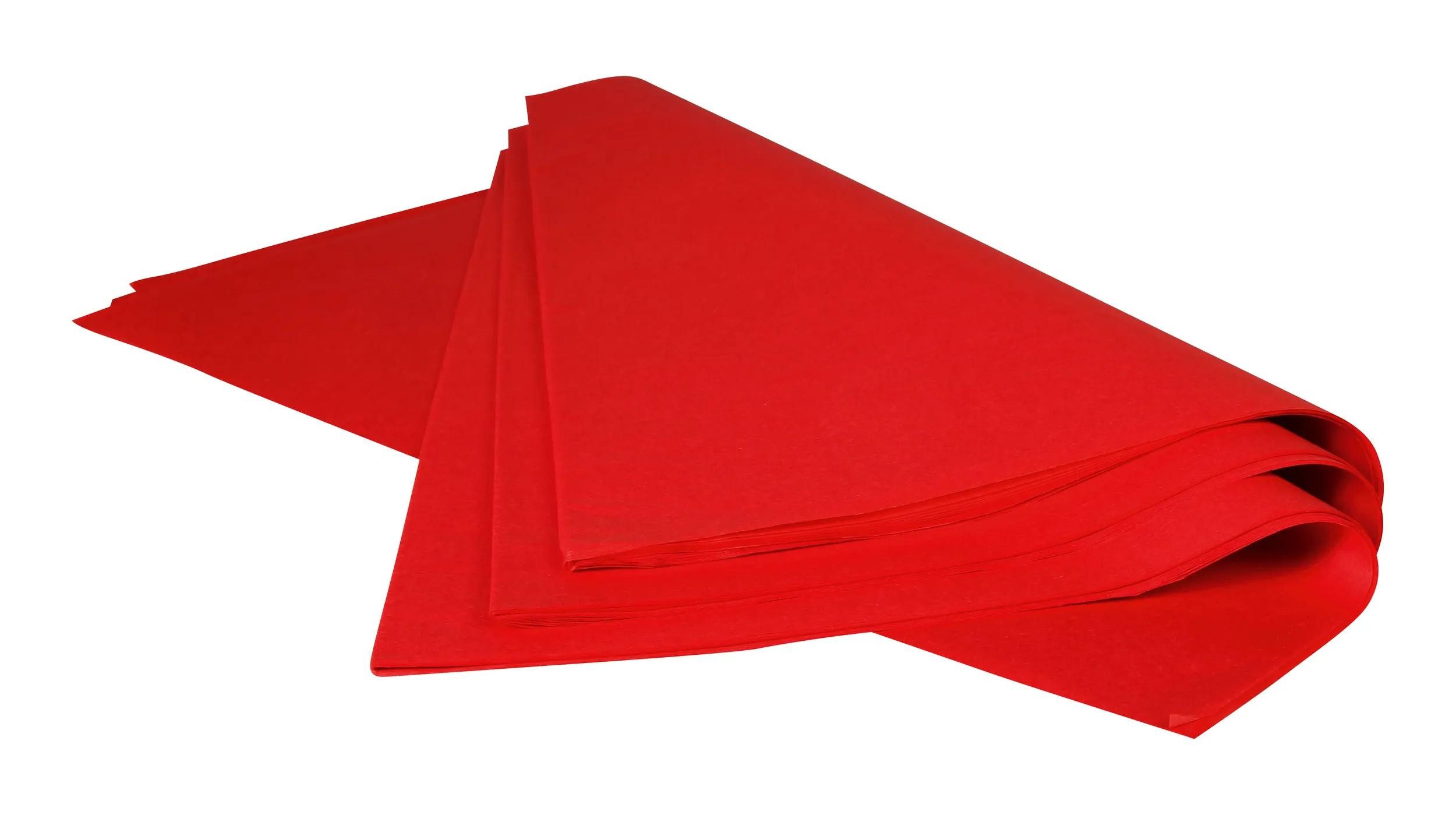 CLAIREFONTAINE Seidenpapier Ries, 480 Bogen Seidenpapier 75x50cm - Rot 393606C, Geschenkpapiere und Verpackung