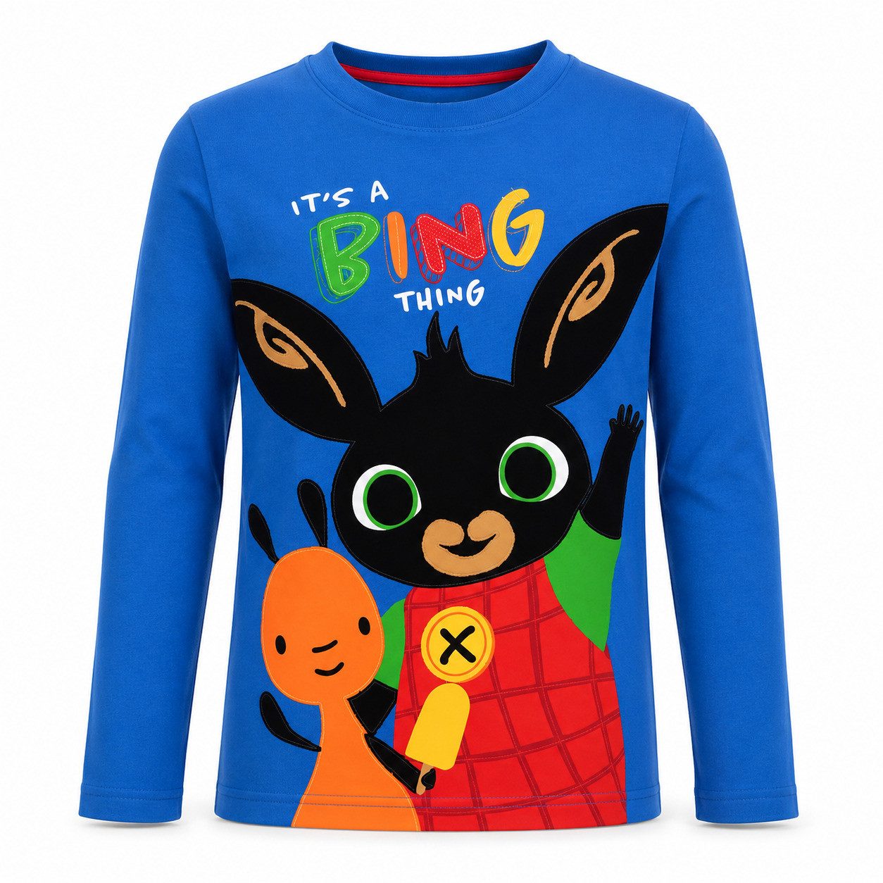 Bing Print-Shirt Bing Jungen Kinder langarm Shirt Langarmshirt Gr. 92-116