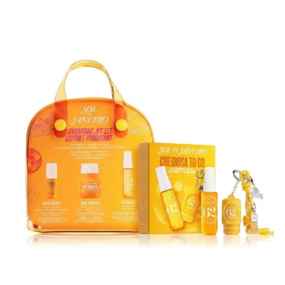 Sol de Janeiro Pflege-Geschenkset Sol de Janeiro Body Badalada 62 und Cheirosa 62 Pflege Duft Set, Kompaktes Pflege und Duft Set mit Cheirosa 62 für unterwegs