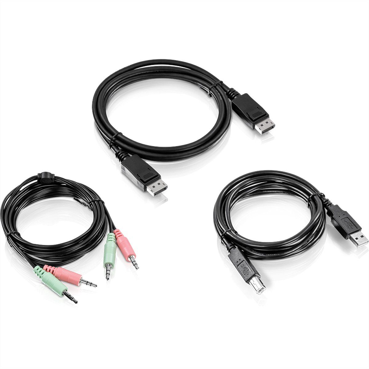 TK-CP06 KVM Kabel Kit 1,8m DisplayPort USB Audio Computer-Adapter