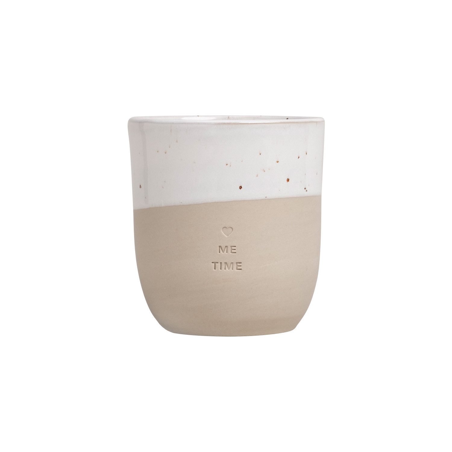 Eulenschnitt Becher Eulenschnitt Steingut Becher Me Time 320ml, 1-tlg., Steingut