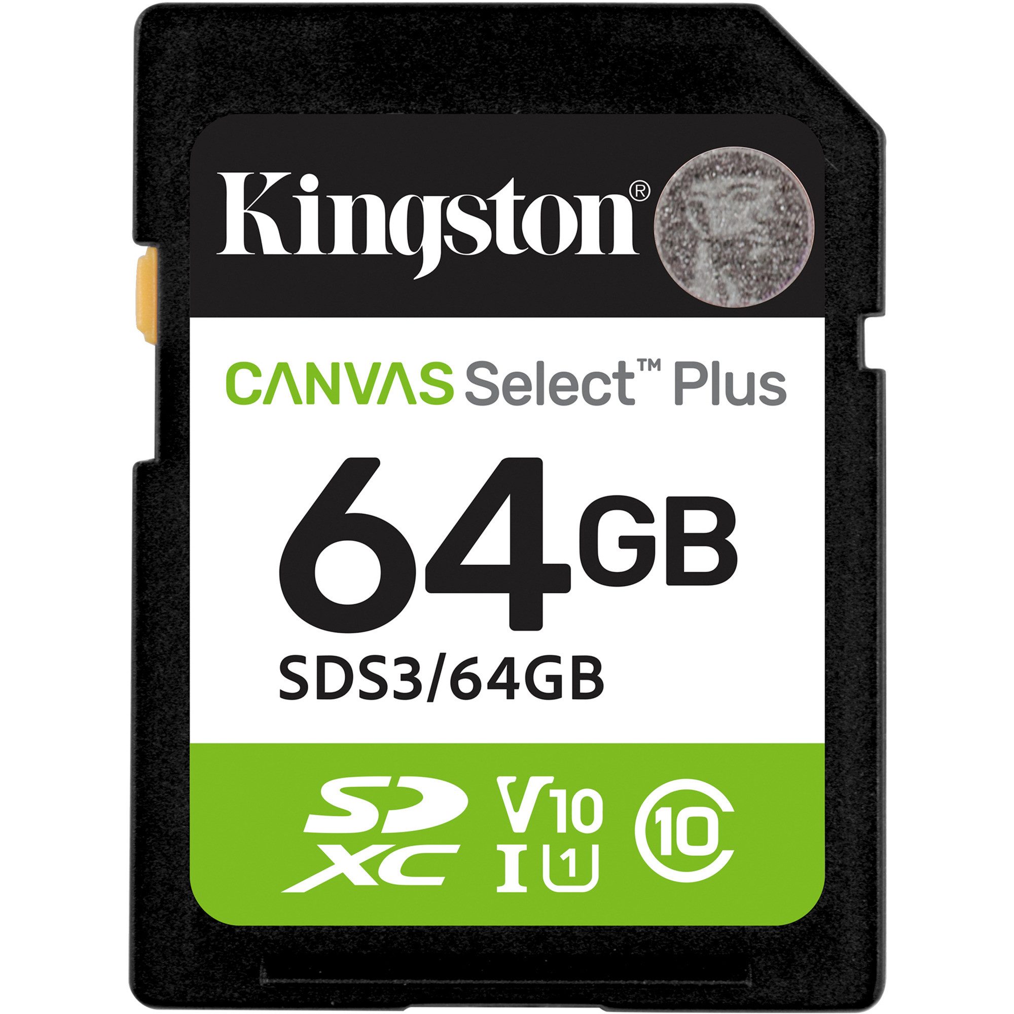 Kingston Kingston Canvas Select Plus 64 GB SDXC, externer Speicher (64 GB GB)