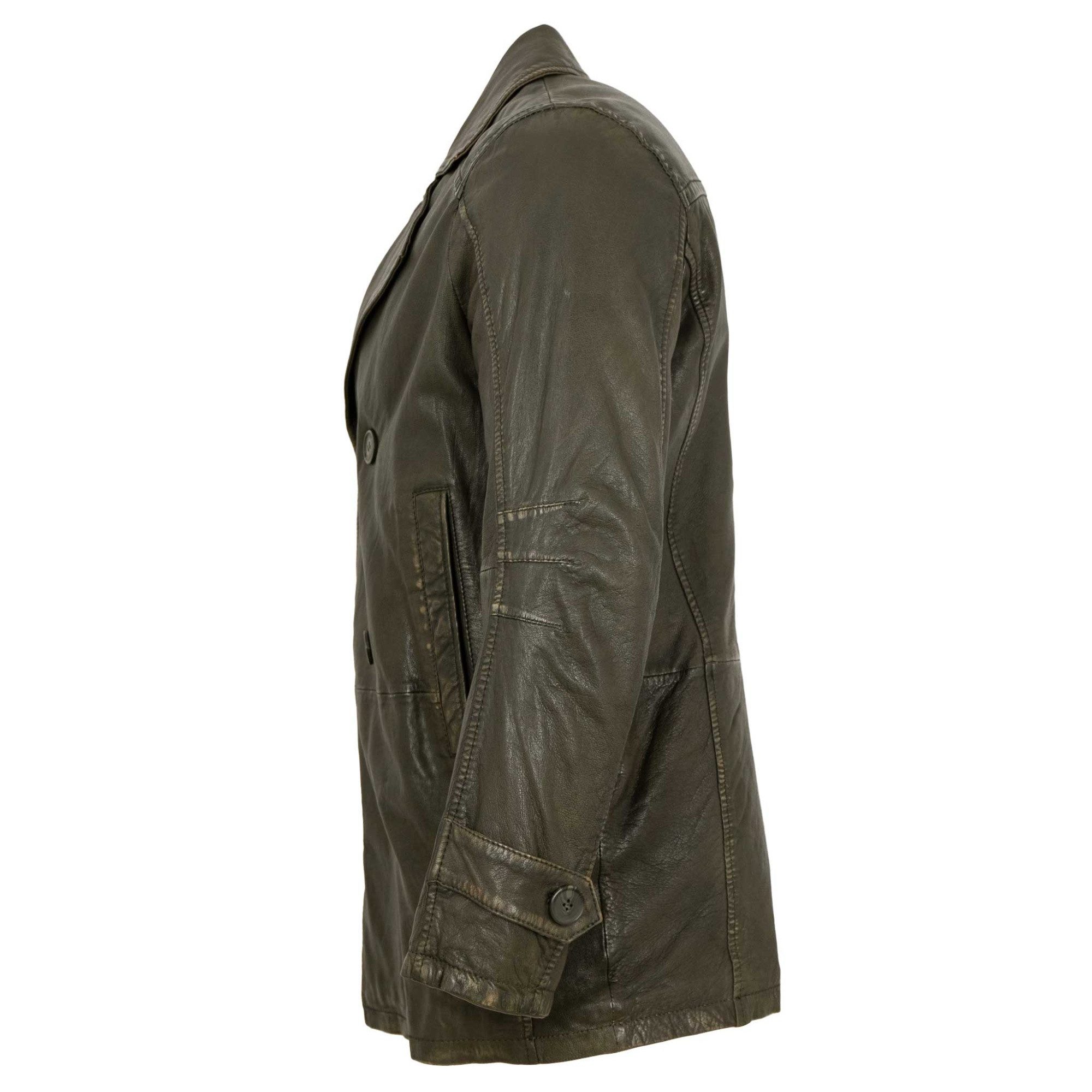 Jilani Lederjacke Matthes-3 Jilani Collection - Herren Ledermantel Lammnapp günstig online kaufen