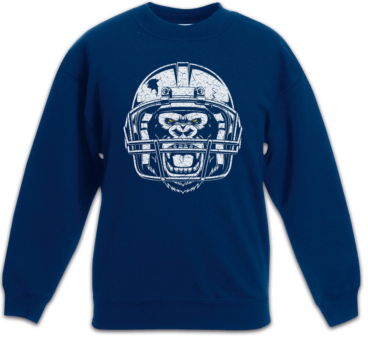 Urban Backwoods Sweatshirt American Football Gorilla Kinderpullover Player Passion Sport Love (1-tlg) Addiction Ball Spieler Cheerleader
