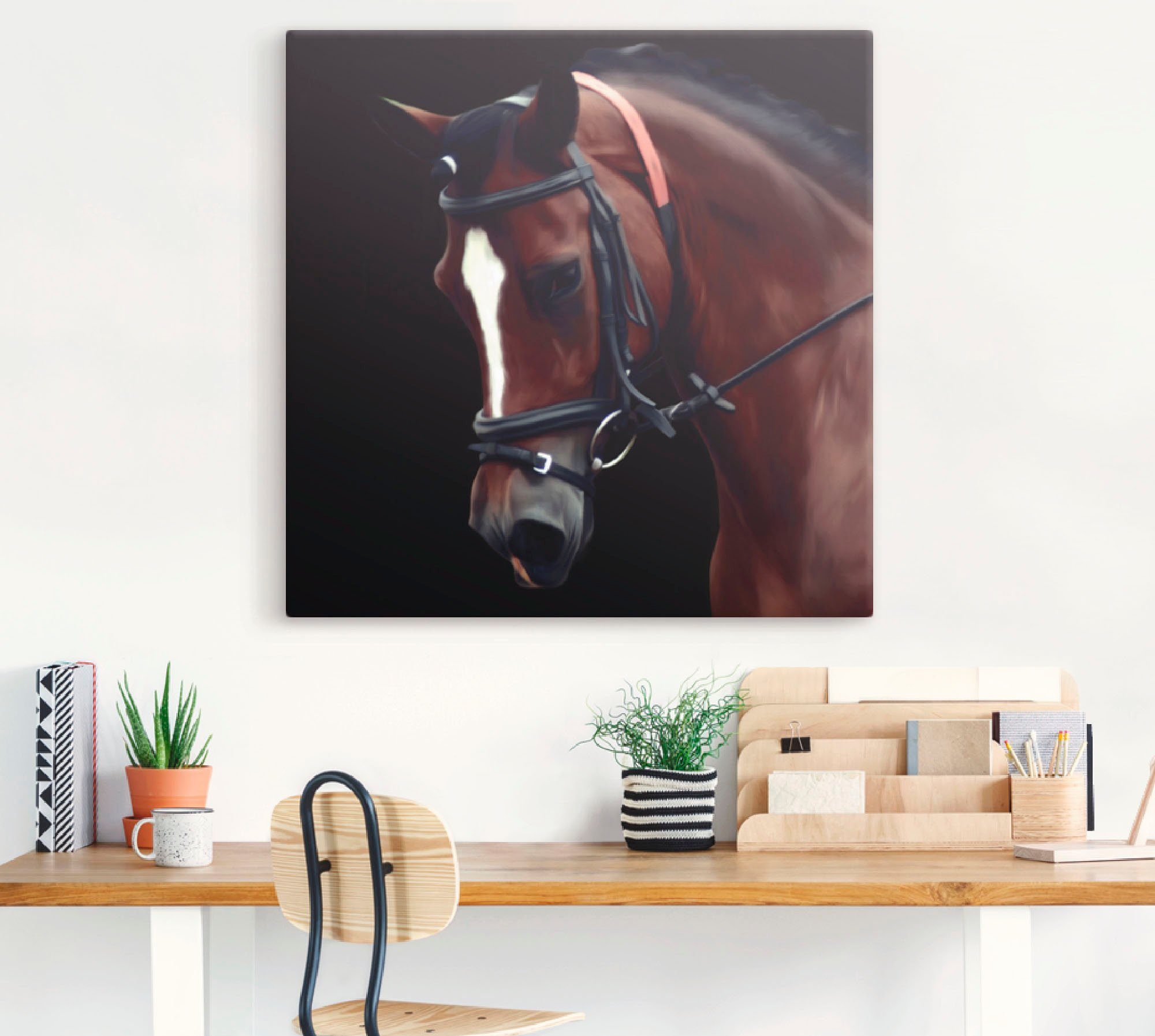 Artland Wandbild Dressur Pferd, Haustiere (1 St), als Alubild, Leinwandbild,  Wandaufkleber oder Poster in versch. Größen