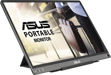 Asus MB16ACE Portabler Monitor (39,62 cm/15,6 ", 1920 x 1080 px, Full HD, 5 ms Reaktionszeit, ZenScreen USB-Monitor)