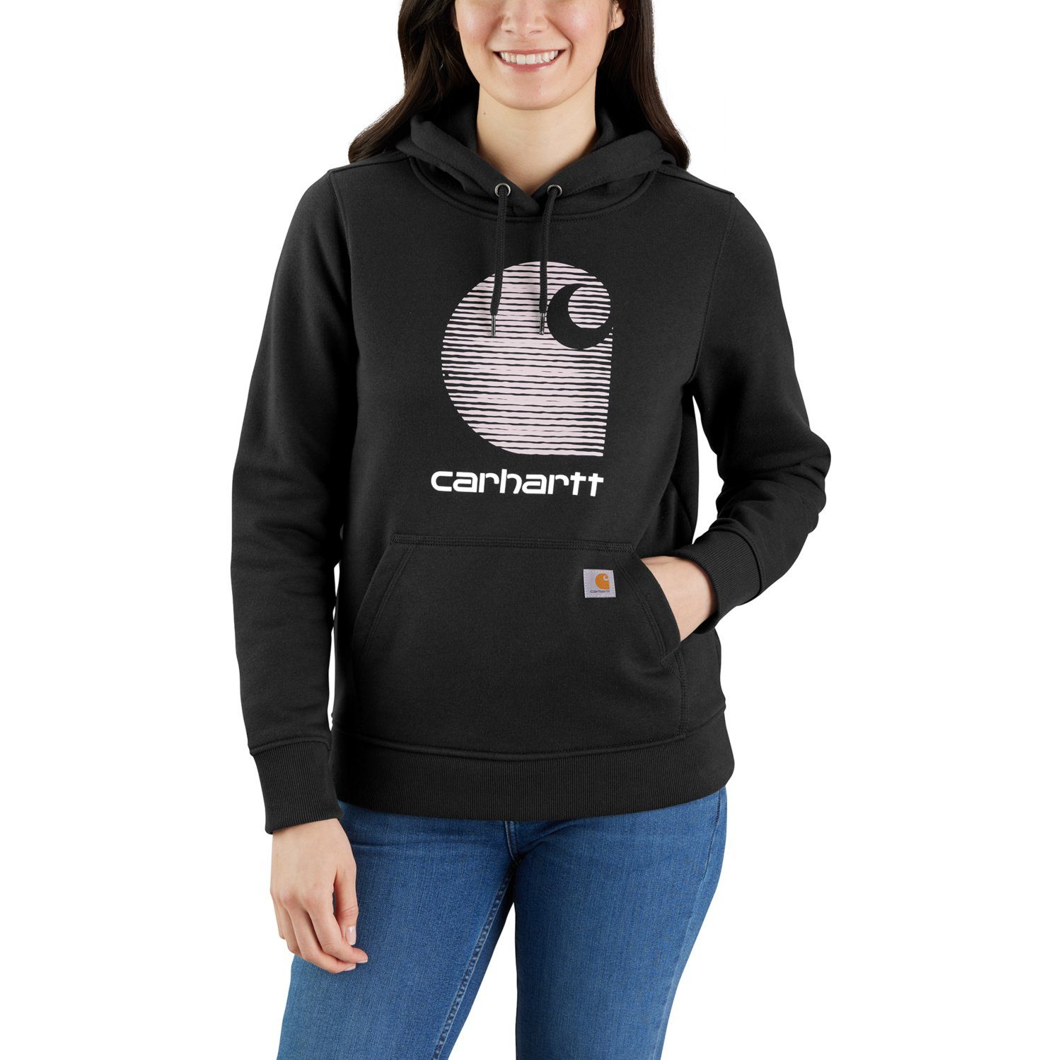 Carhartt Hoodie Carhartt Damen Kapuzenpullover Rain Defender Promo black | Sweatshirts