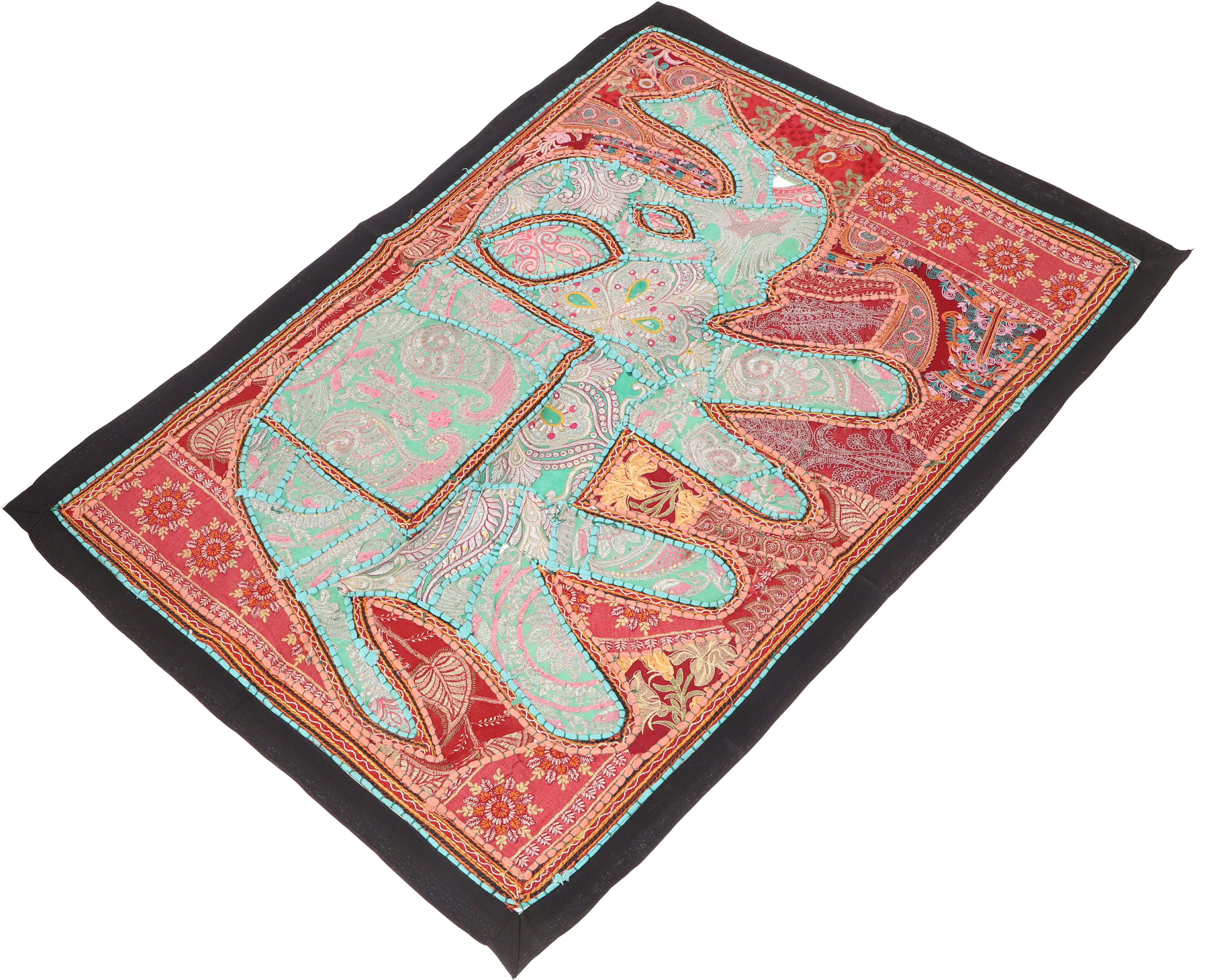 Guru-Shop Wandteppich Indischer Wandteppich Patchwork Wandbehang.., günstig online kaufen