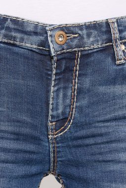 SOCCX Slim-fit-Jeans mit zwei Münztaschen