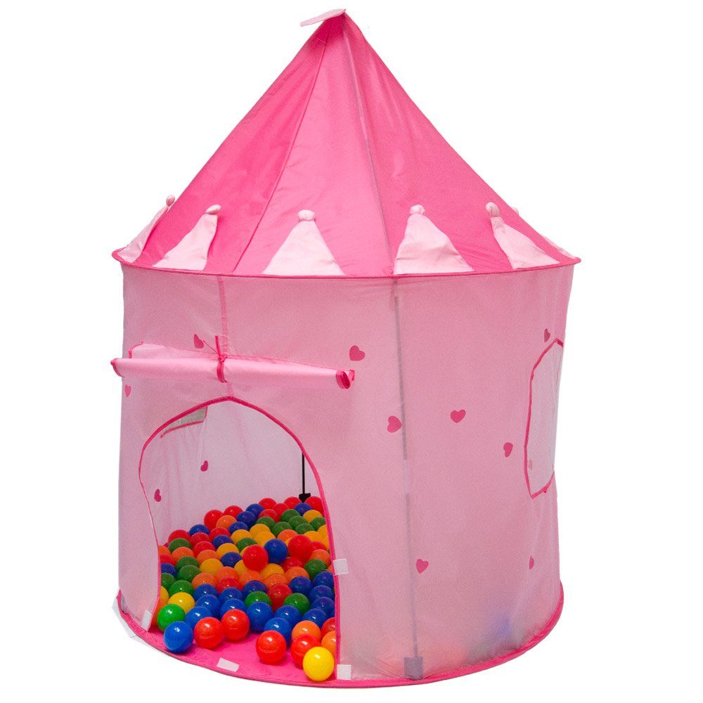 Spielzelt Mädchen Pop Up Spielzelt Bällebad Kinderzelt Rosa