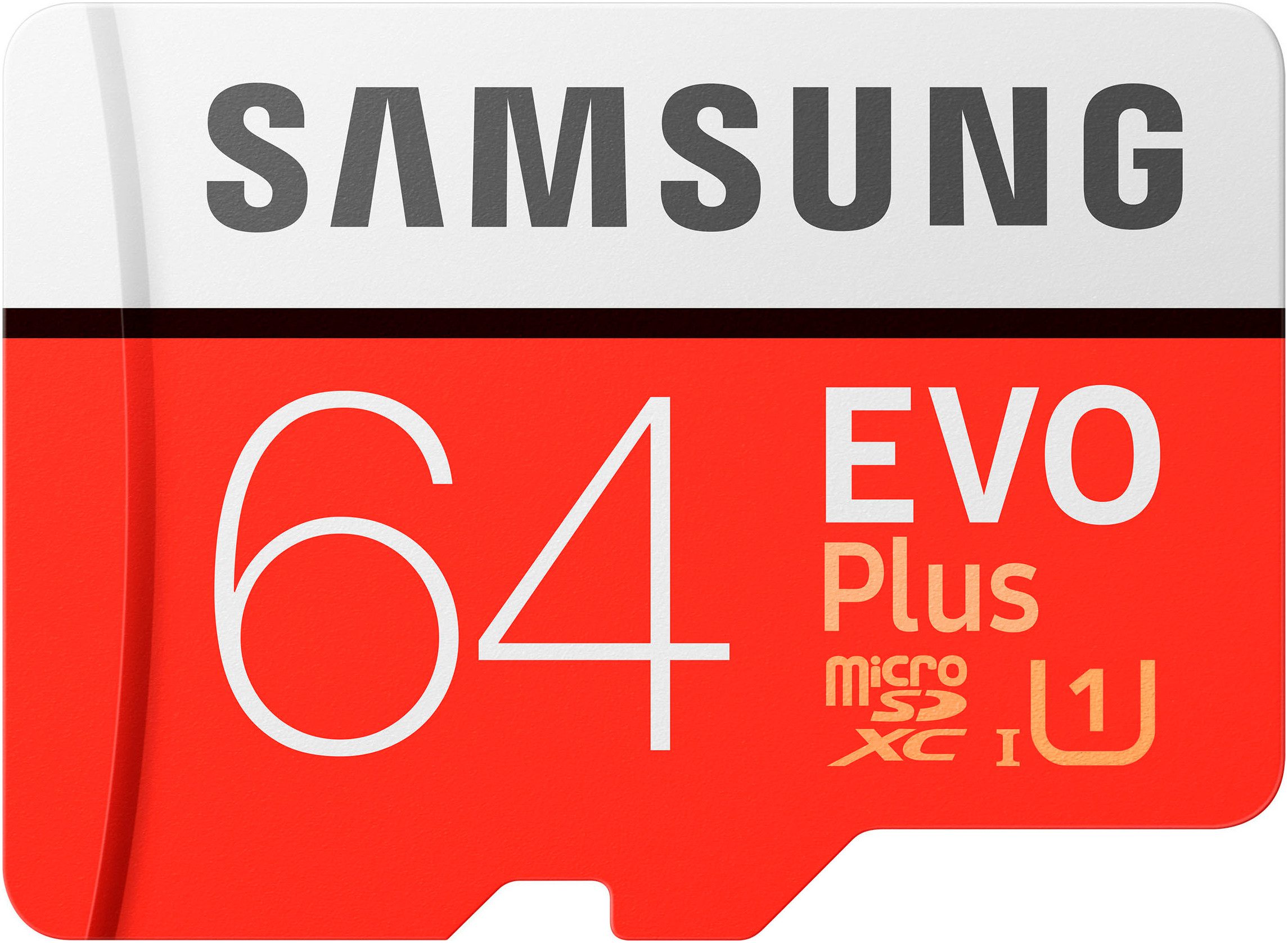 Samsung Evo Plus 64GB Speicherkarte (64 GB, UHS-I Class 10, 100 MB/s Lesegeschwindigkeit)