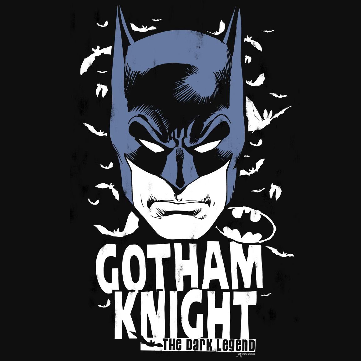 LOGOSHIRT T-Shirt DC - Batman - Gotham Knight mit coolem Batman-Frontprint