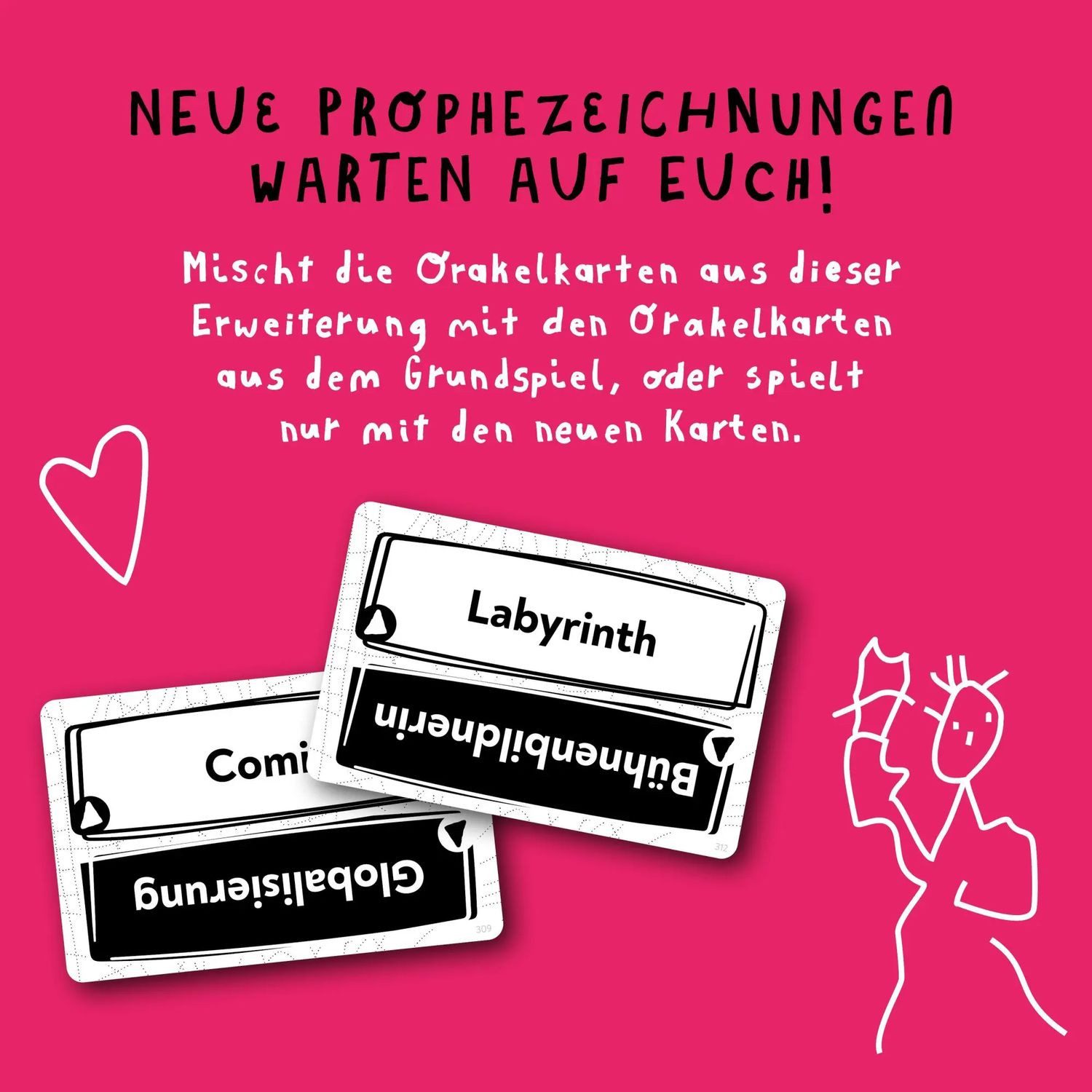 frechverlag Puzzle Krakel-Orakel Erweiterung - Neue Orakelkarten, neue Krakelstifte, Puzzleteile