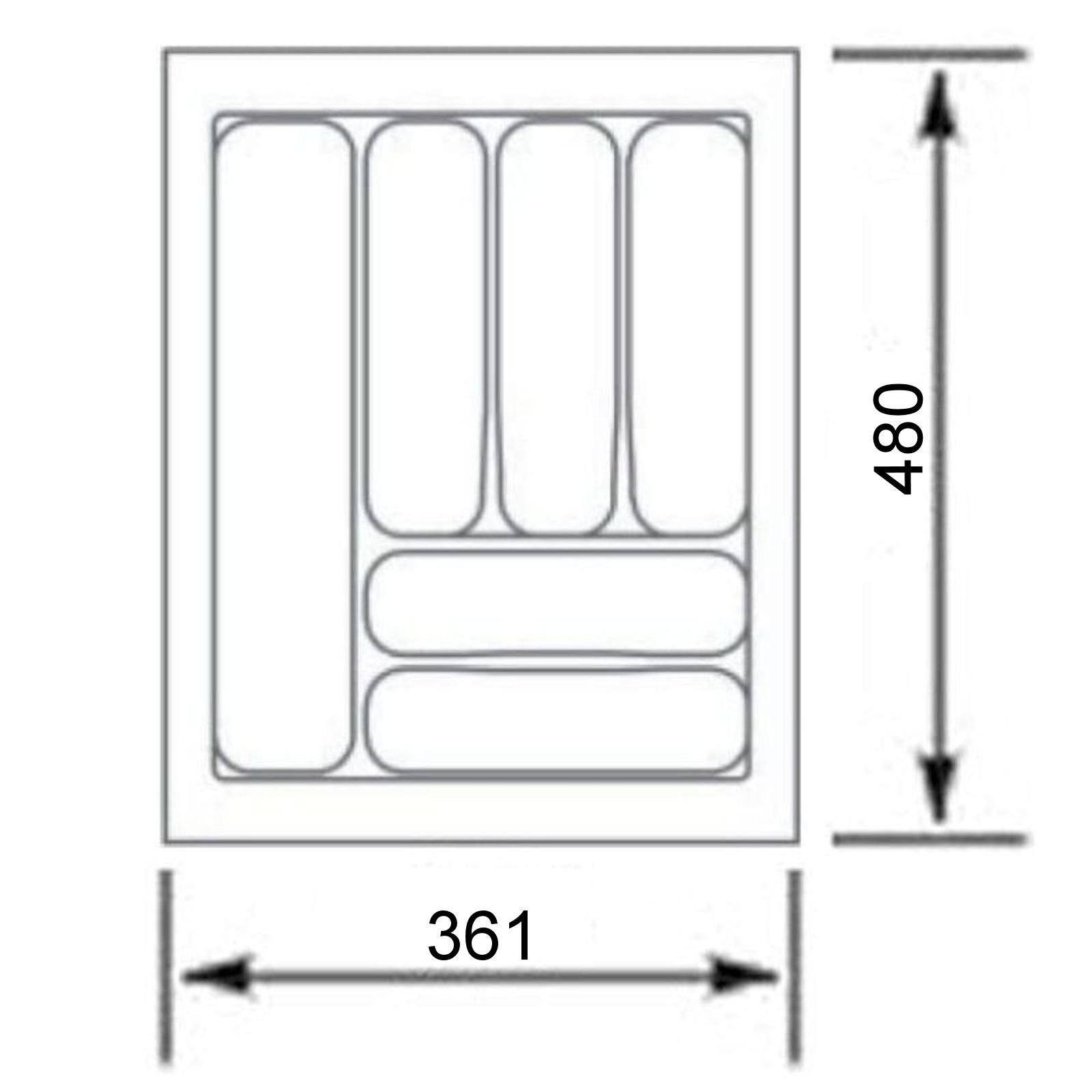 SO-TECH® Besteckeinsatz ORGA-BOX VIII Besteckeinsatz Lavagrau perlstruktur, günstig online kaufen