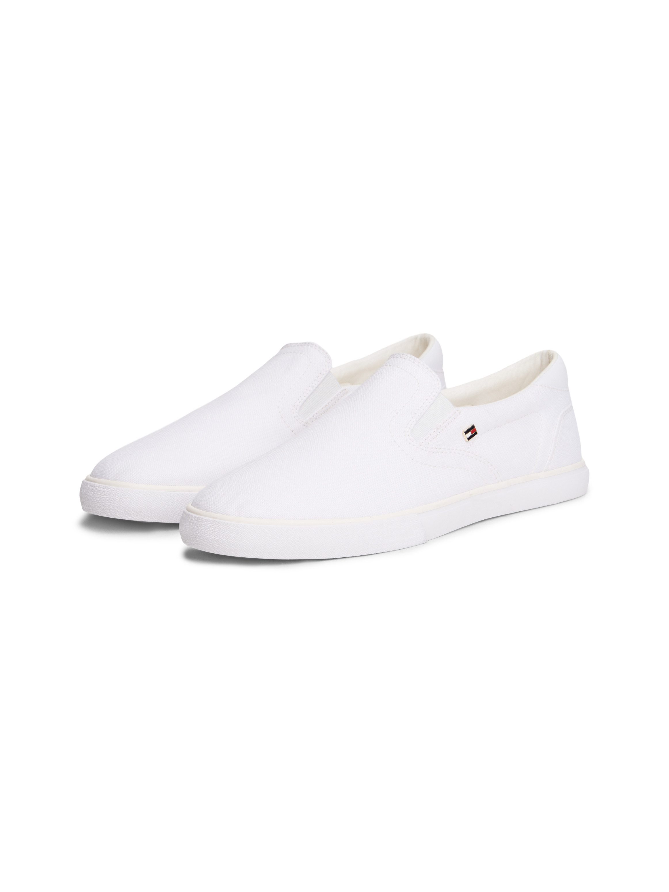 Tommy Hilfiger TH LOW PROFILE SLIP ON Slipper Freizeitschuh, Loafer, Slipper mit edlem Logoemblem