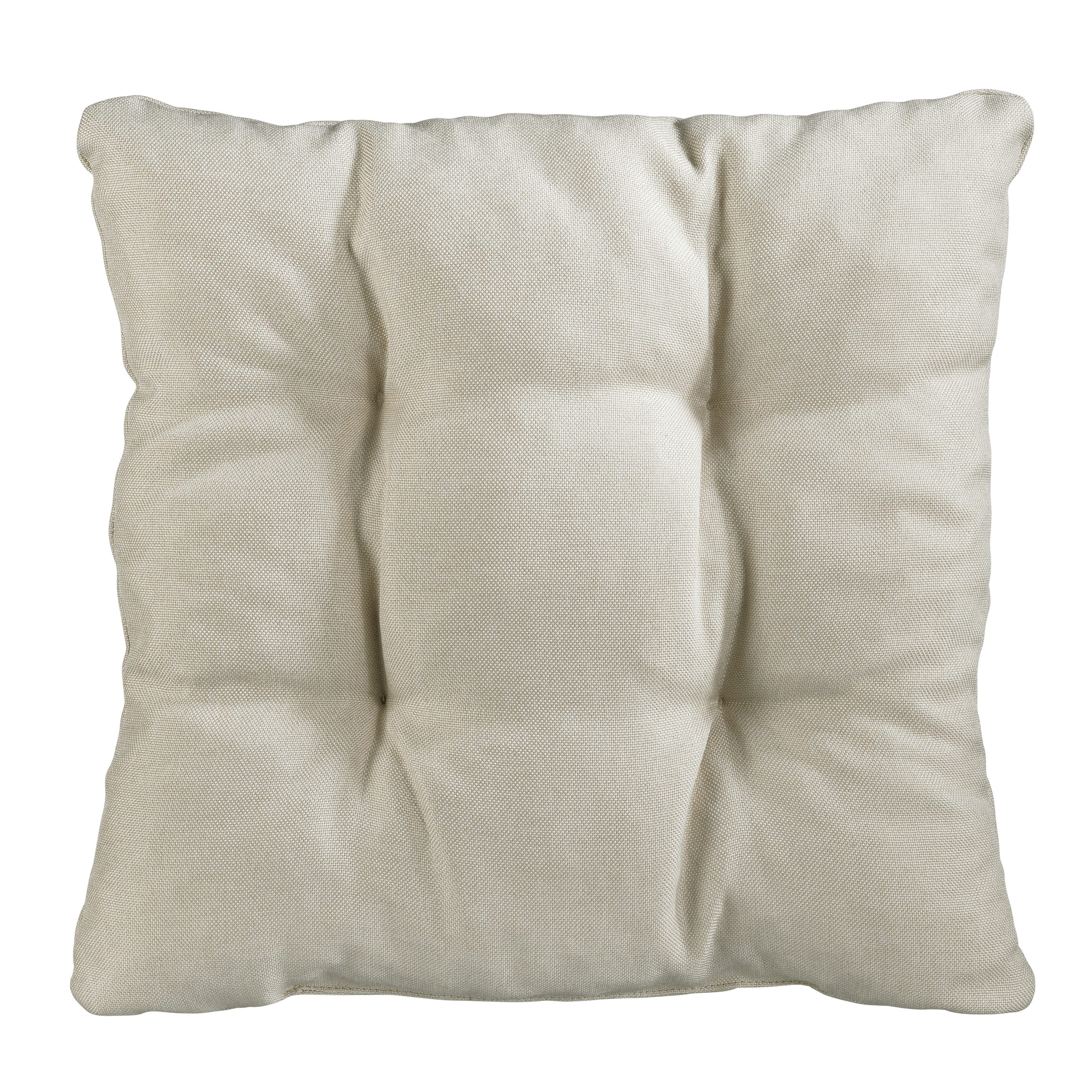 sleepling Stuhlkissen Sitzkissen, aus weichem Möbelstoff für hohen Sitzkomfort, 38 x 38 cm