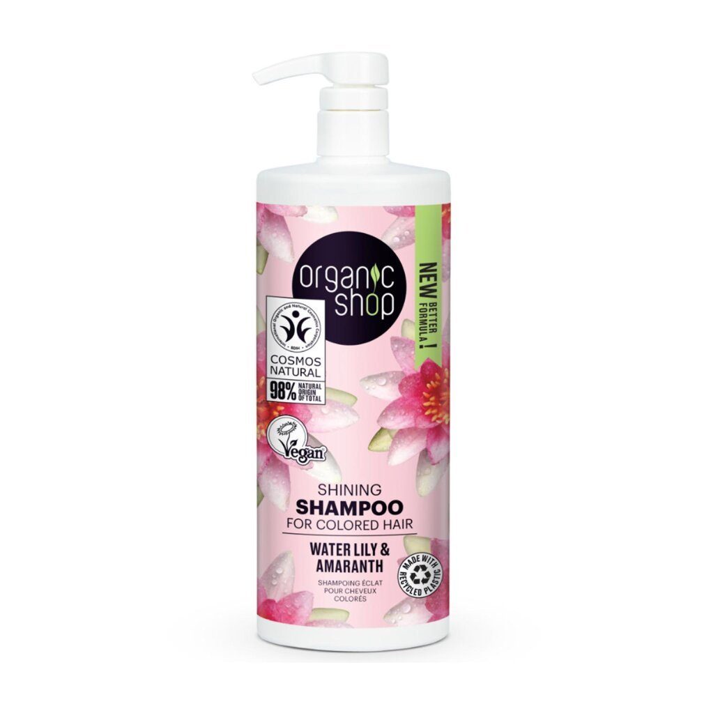 Organic Shop Haarshampoo Water Lily Champu Cabello Teñido 1000ml