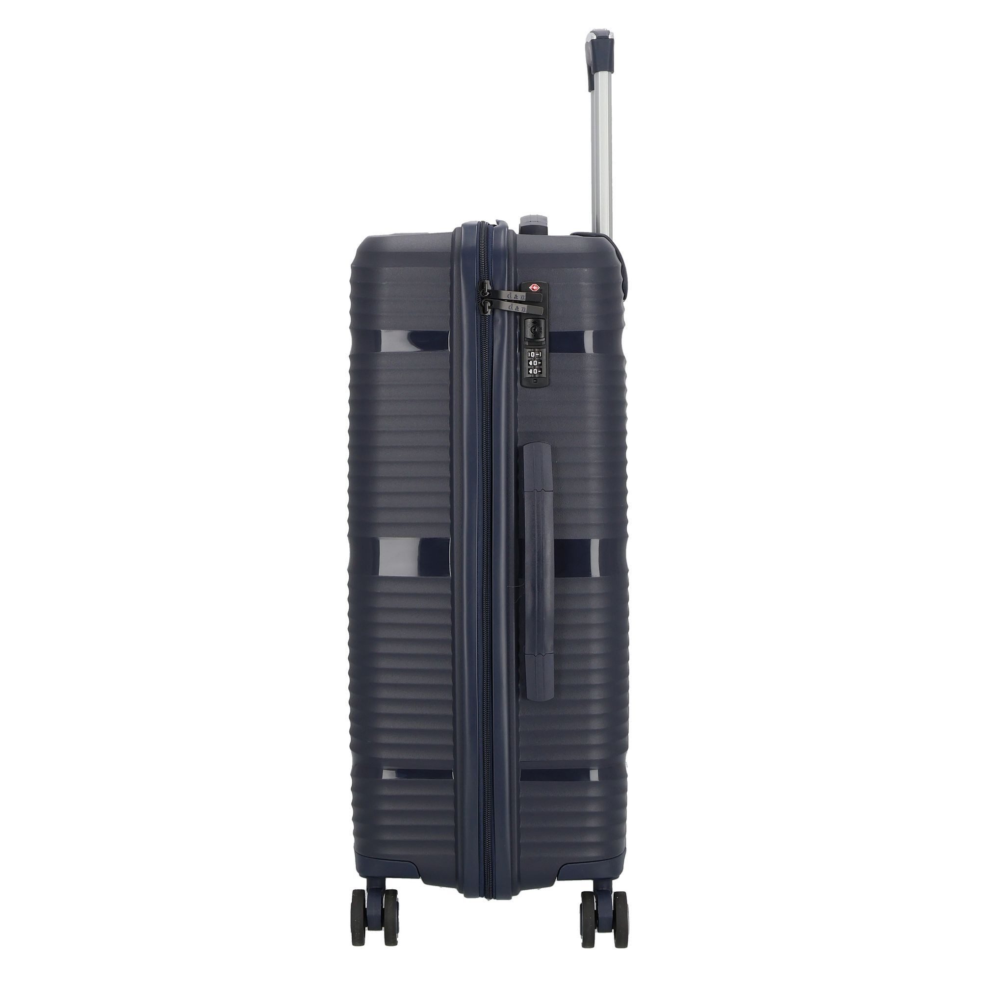 D&N Hartschalen-Trolley Travel Line 4200, 4 Rollen, Polycarbonat
