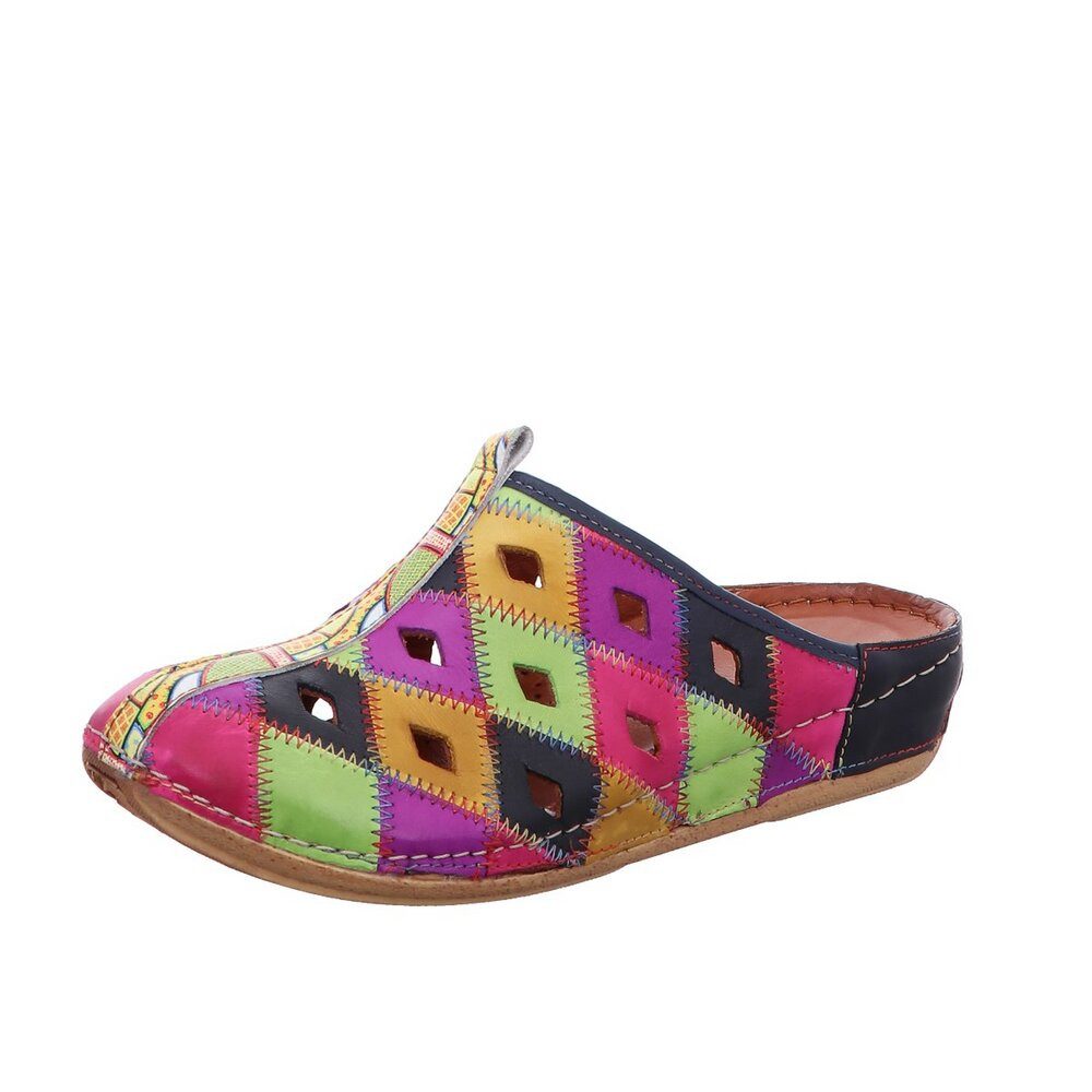 Gemini Gemini - Nappa/Kombi Pantolette - Mehrfarbig Pantolette günstig online kaufen