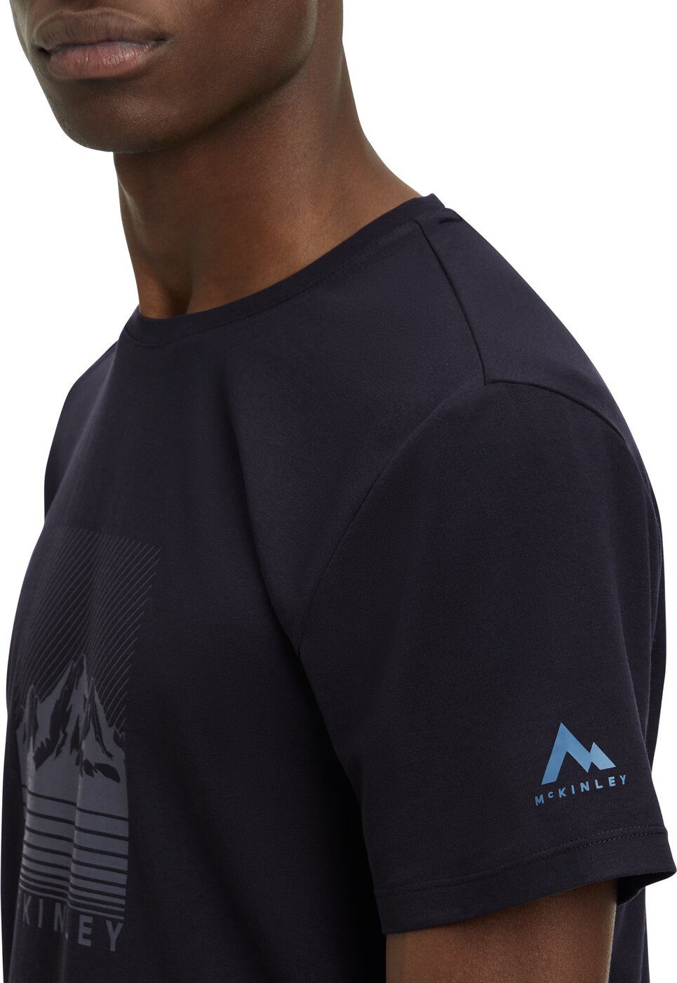 McKINLEY T-Shirt He.-T-Shirt Nata III M BLACK NIGHT