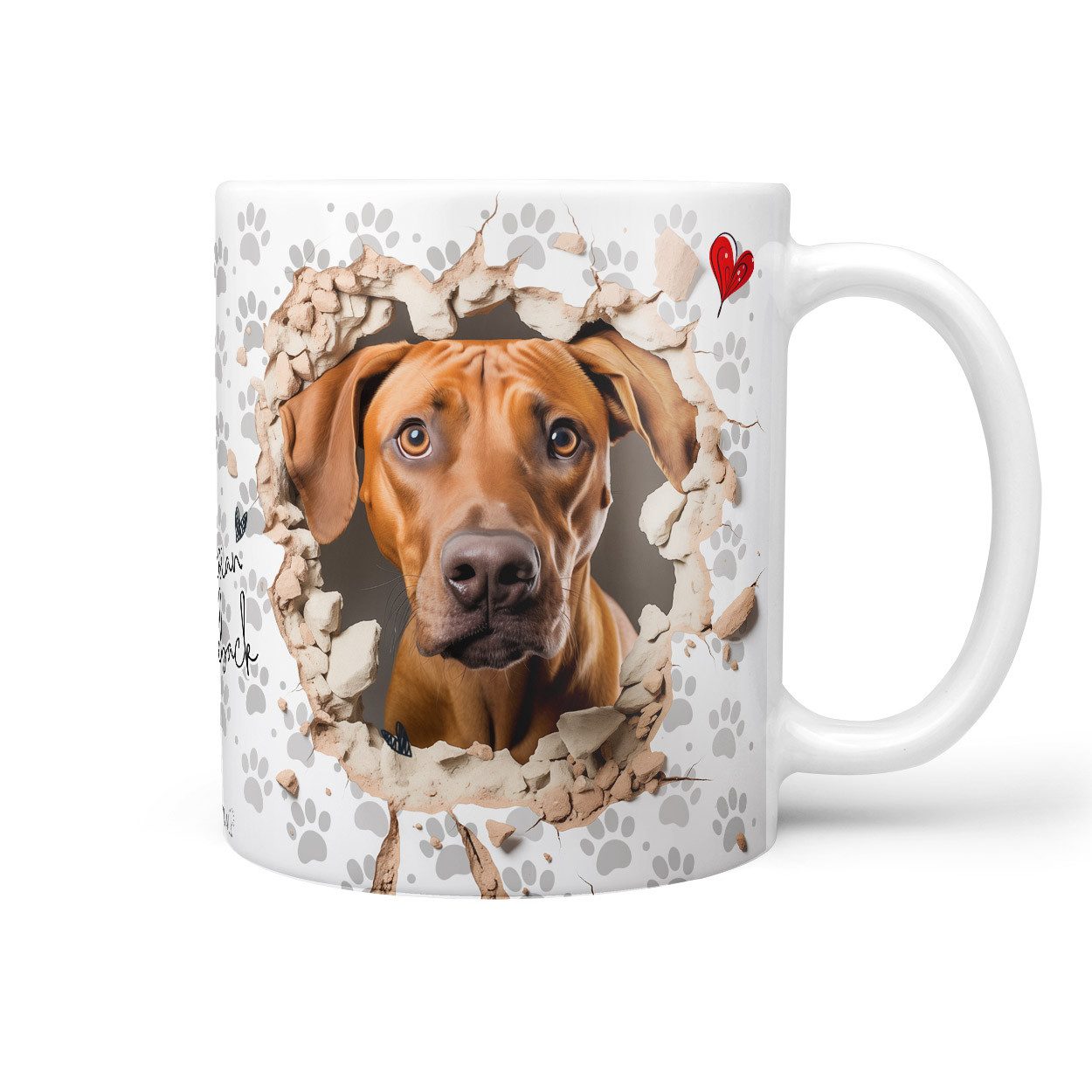 Sunnywall Tasse Rhodesian Ridgeback - Hund Hunderasse - Geschenk für Hundeliebhaber, Keramik, inkl. Geschenkkarte