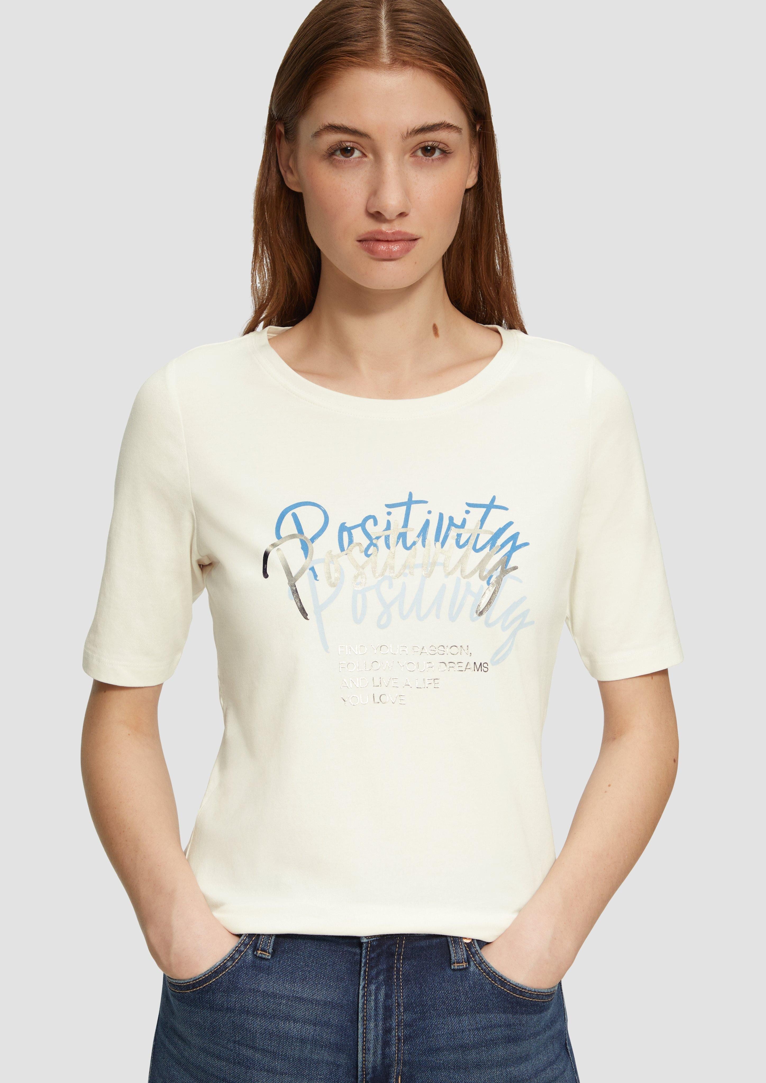 s.Oliver Kurzarmshirt Jersey-T-Shirt im Slim Fit günstig online kaufen