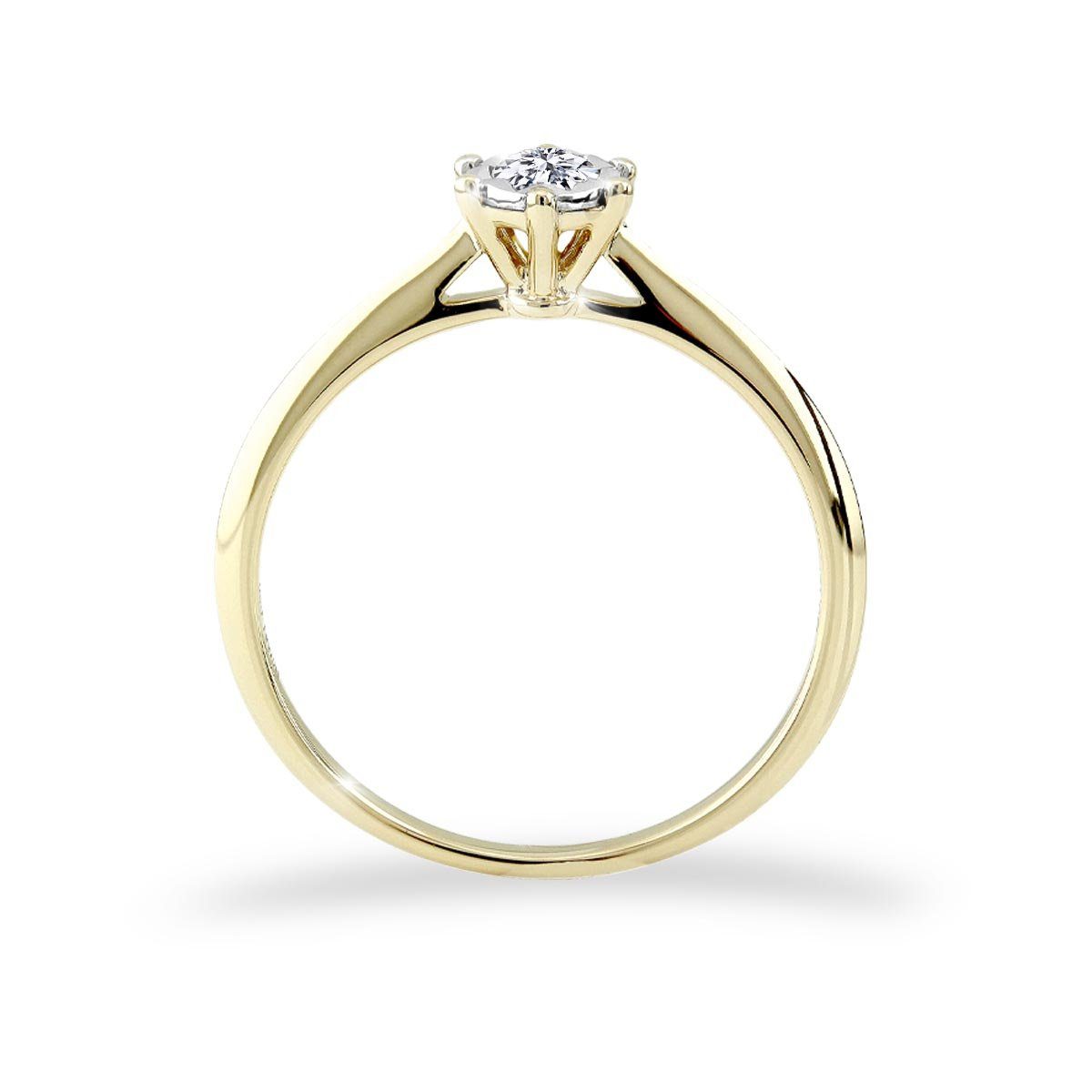 Adam & Eve Verlobungsring Verlobungsring Diamant (0.12 ct) 585 Gelbgold günstig online kaufen