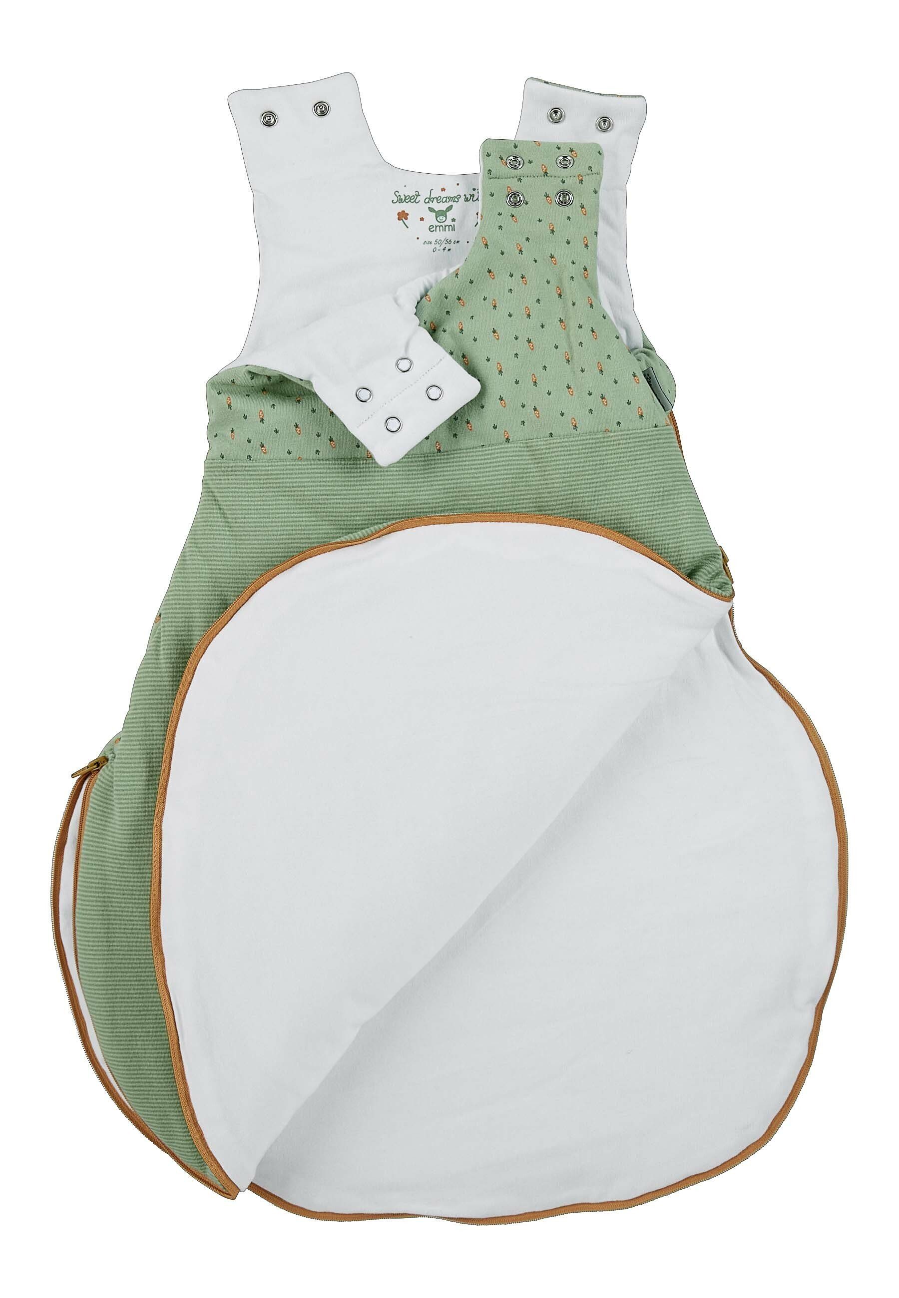 Sterntaler® Babyschlafsack Babyschlafsack 50/56 Emmilius (1 tlg), Babyschlafsack Esel, leicht, warm, wächst mit, 2-Wege-Reißverschluss