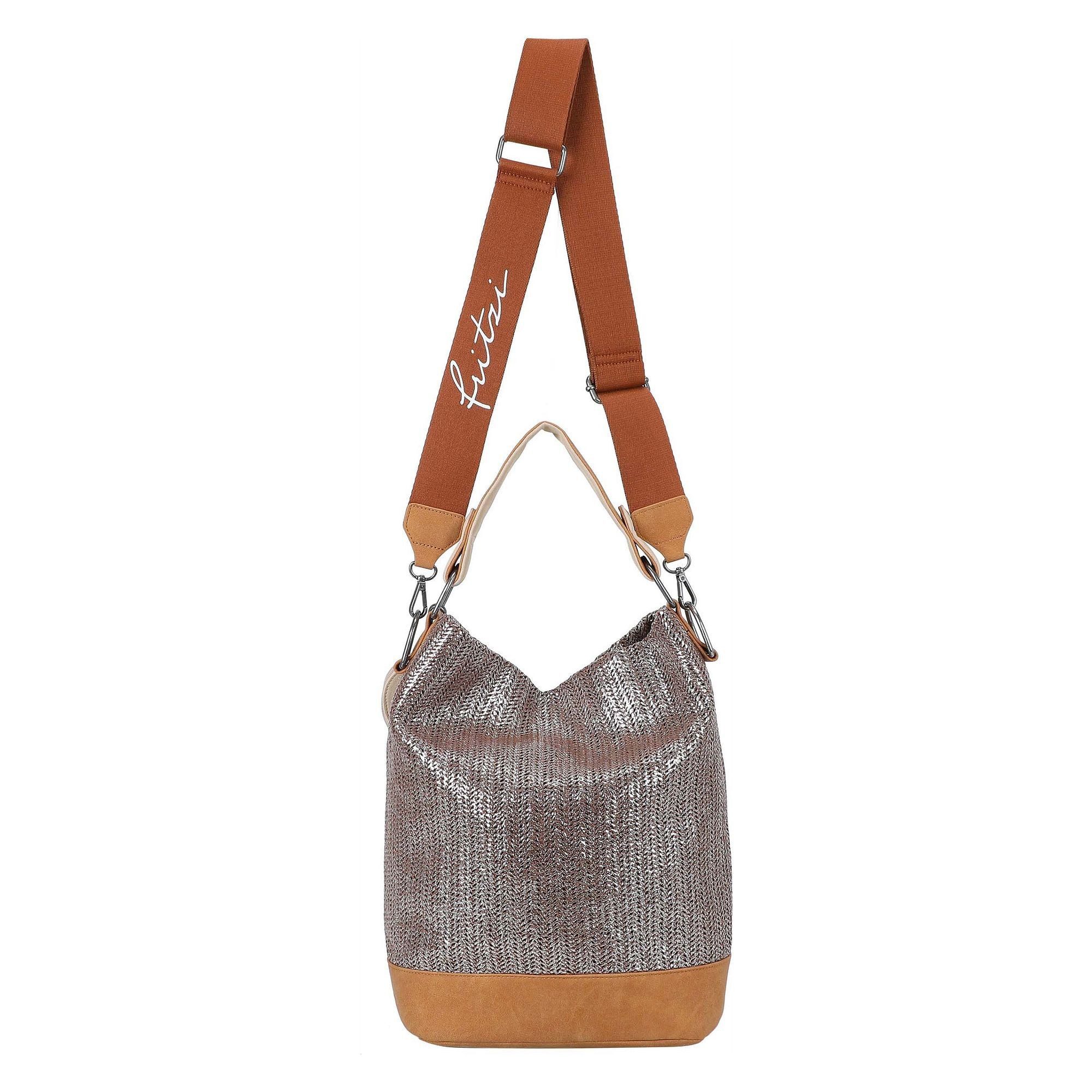 Fritzi aus Preußen Schultertasche Limited Painted Straw, Polyester günstig online kaufen