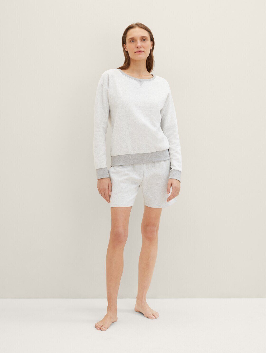 TOM TAILOR Schlafshorts Loungewear Sweat-Shorts Loungewear günstig online kaufen
