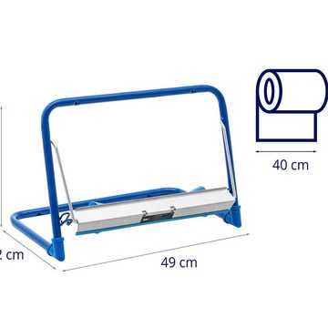 MSW Papiertuchspender Putzrollenhalter - Wandmontage - bis 5kg - Ø500mm - Kunststoff/Stahl