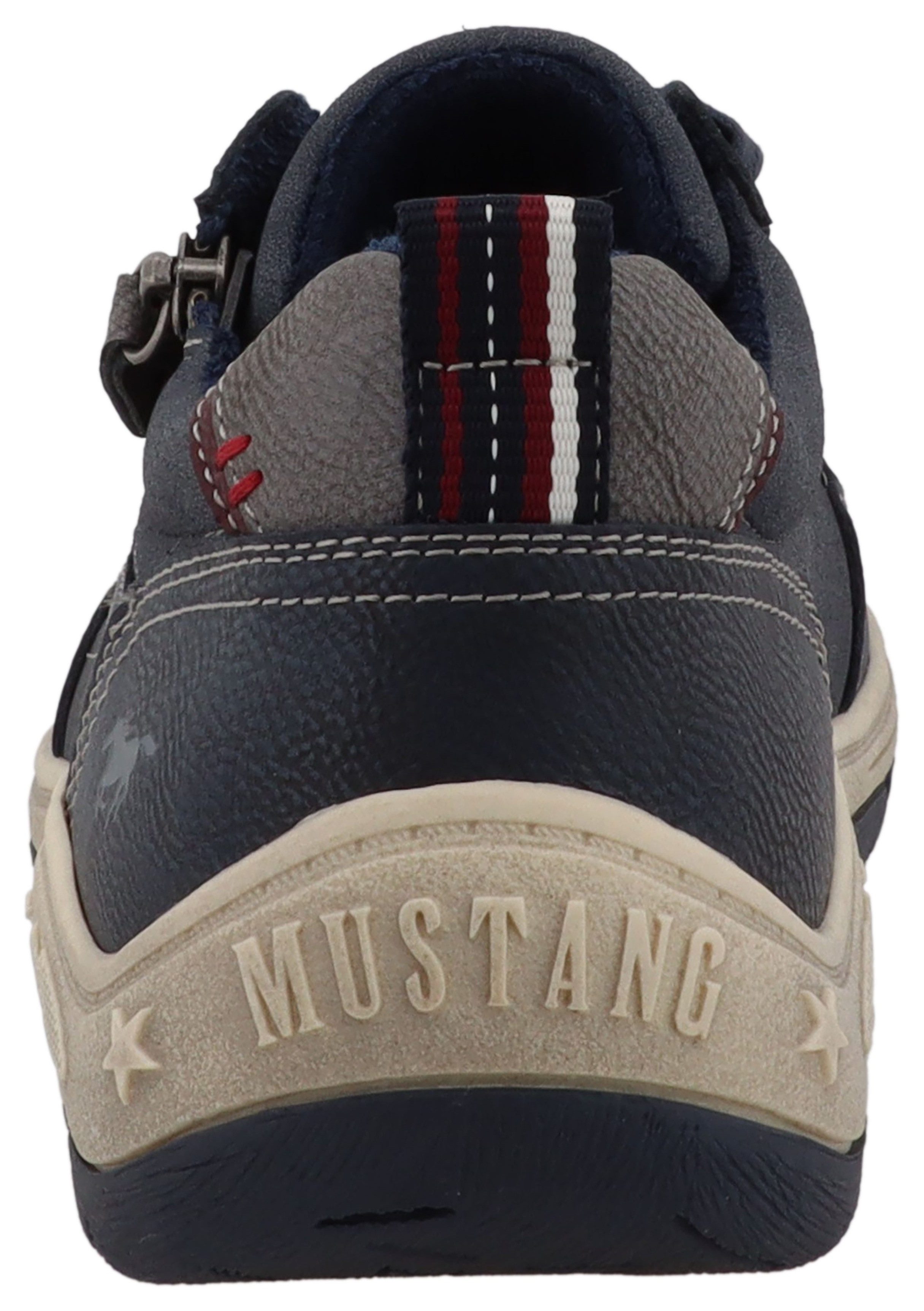 Mustang Shoes Benedetto Sneaker Schnürschuh, Halbschuh mit Reißverschluss günstig online kaufen