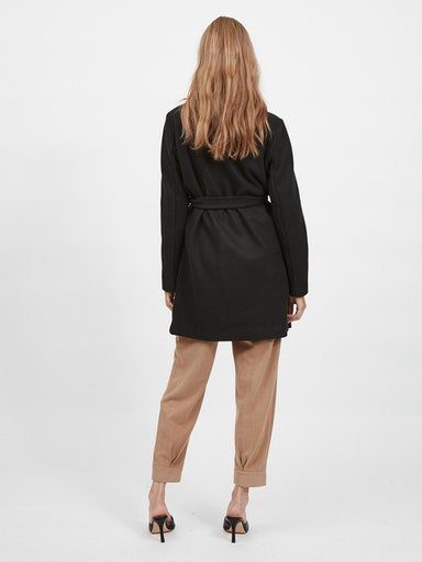 Vila Kurzmantel VICOOLEY COLLAR BELT COAT - NOOS