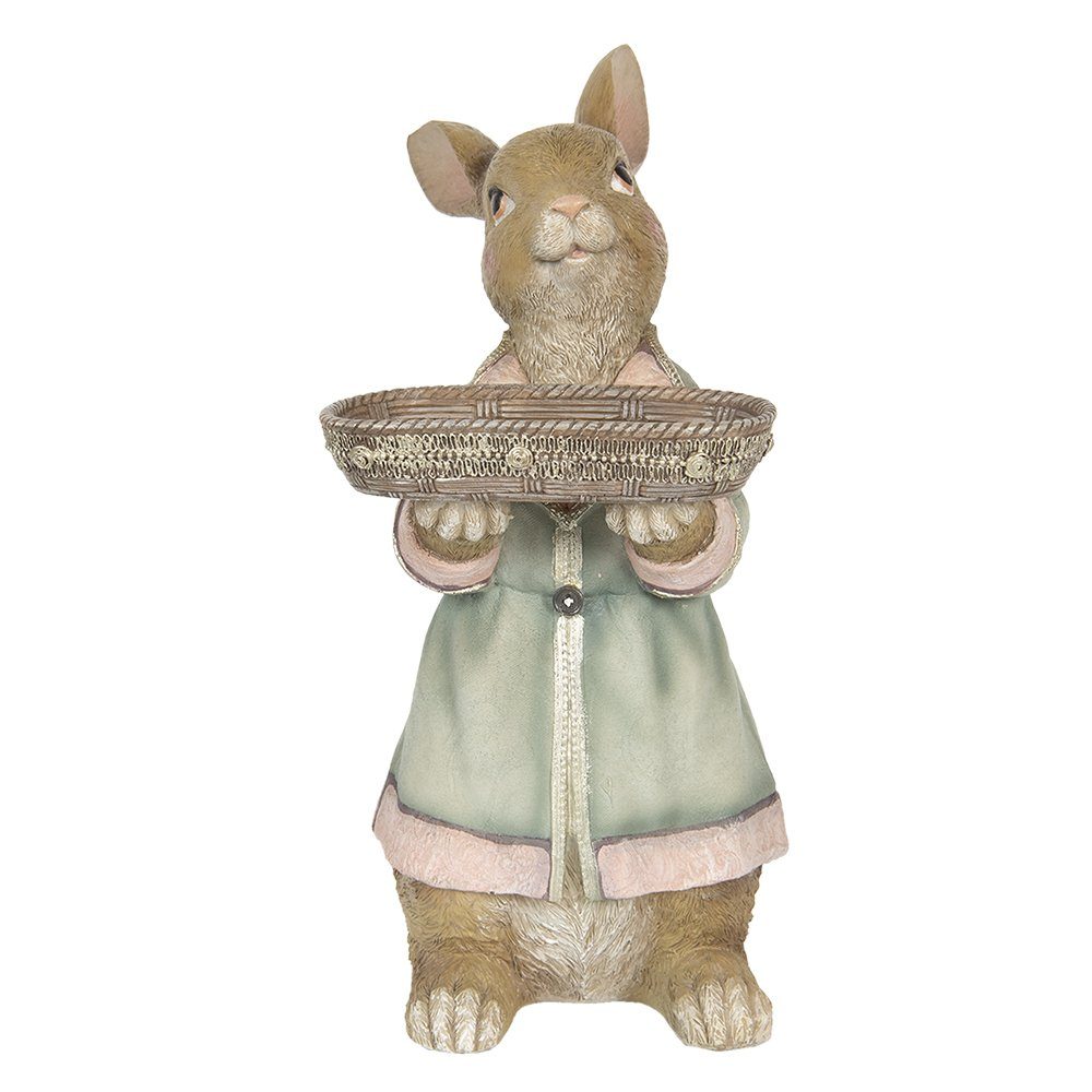 Clayre & Eef Osterfigur Clayre & Eef Dekofigur Kaninchen braun Polyresin 23 x 17 x 36 cm