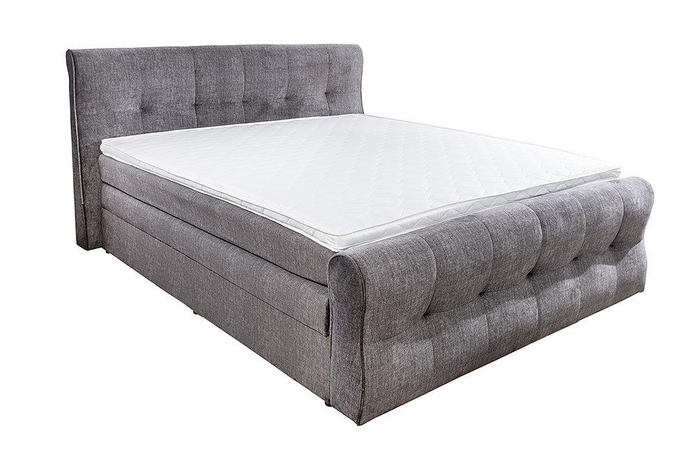 riess-ambiente Boxspringbett SIGNUM 160x200cm dunkelgrau · günstig online kaufen