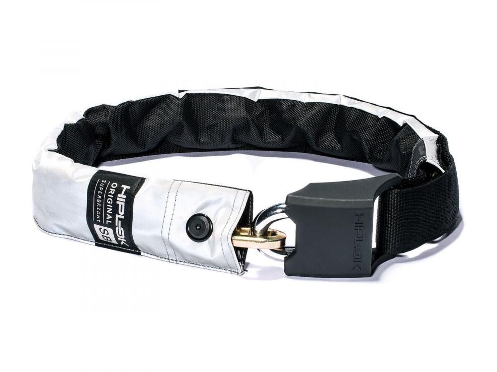Hiplok Rahmenschloss Hiplok ORIGINAL Kettenschloss Superbright 85cm, tragbar am Körper, 8mm