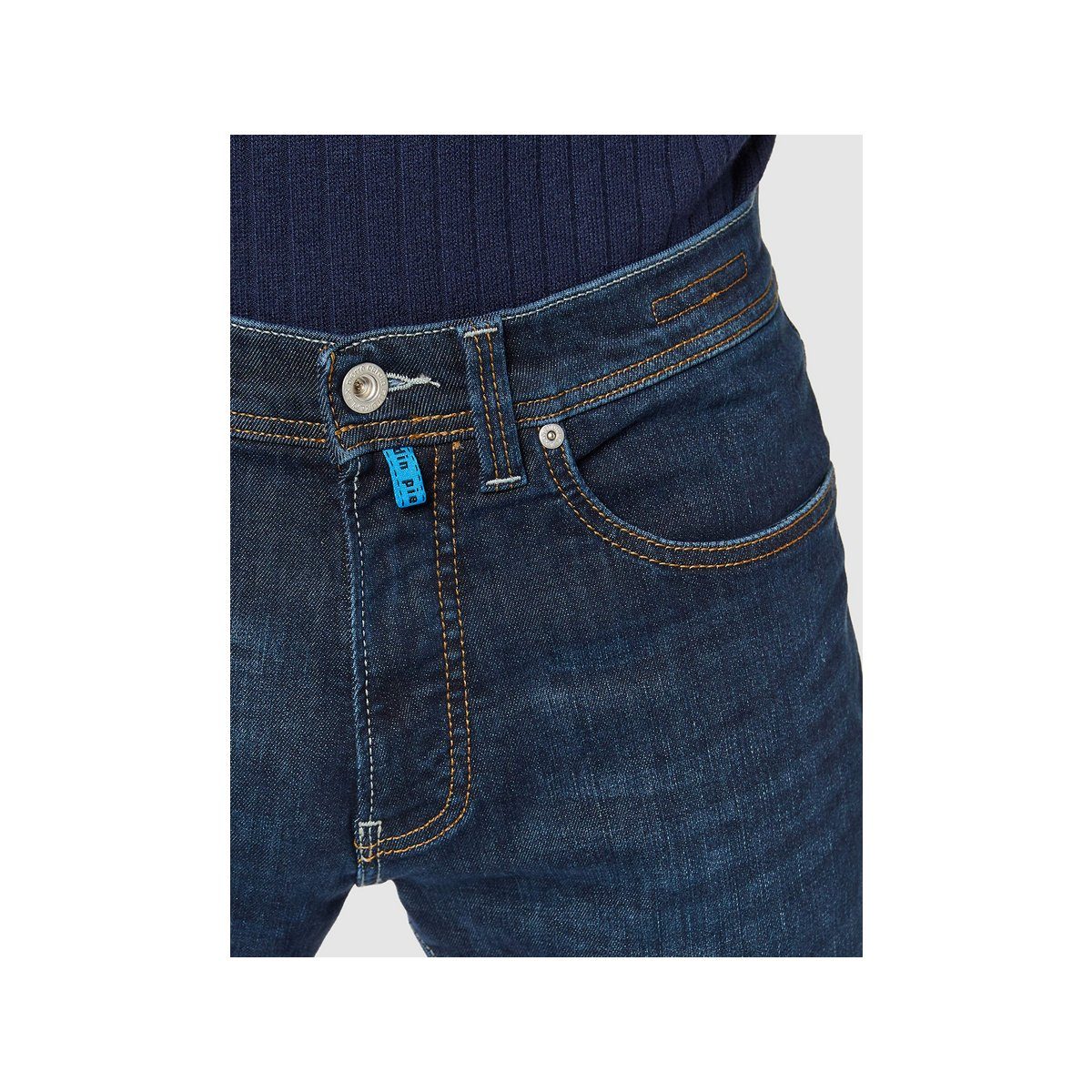 Pierre Cardin uni Straight-Jeans (1-tlg) regular