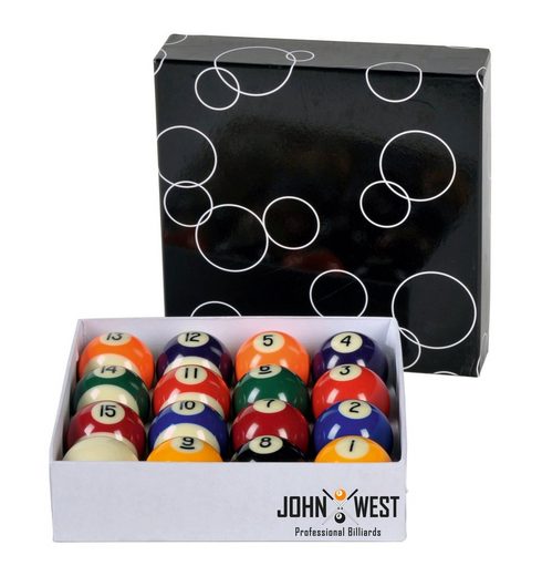 John West Spiel, »John West Pool Billardkugeln 57 mm«