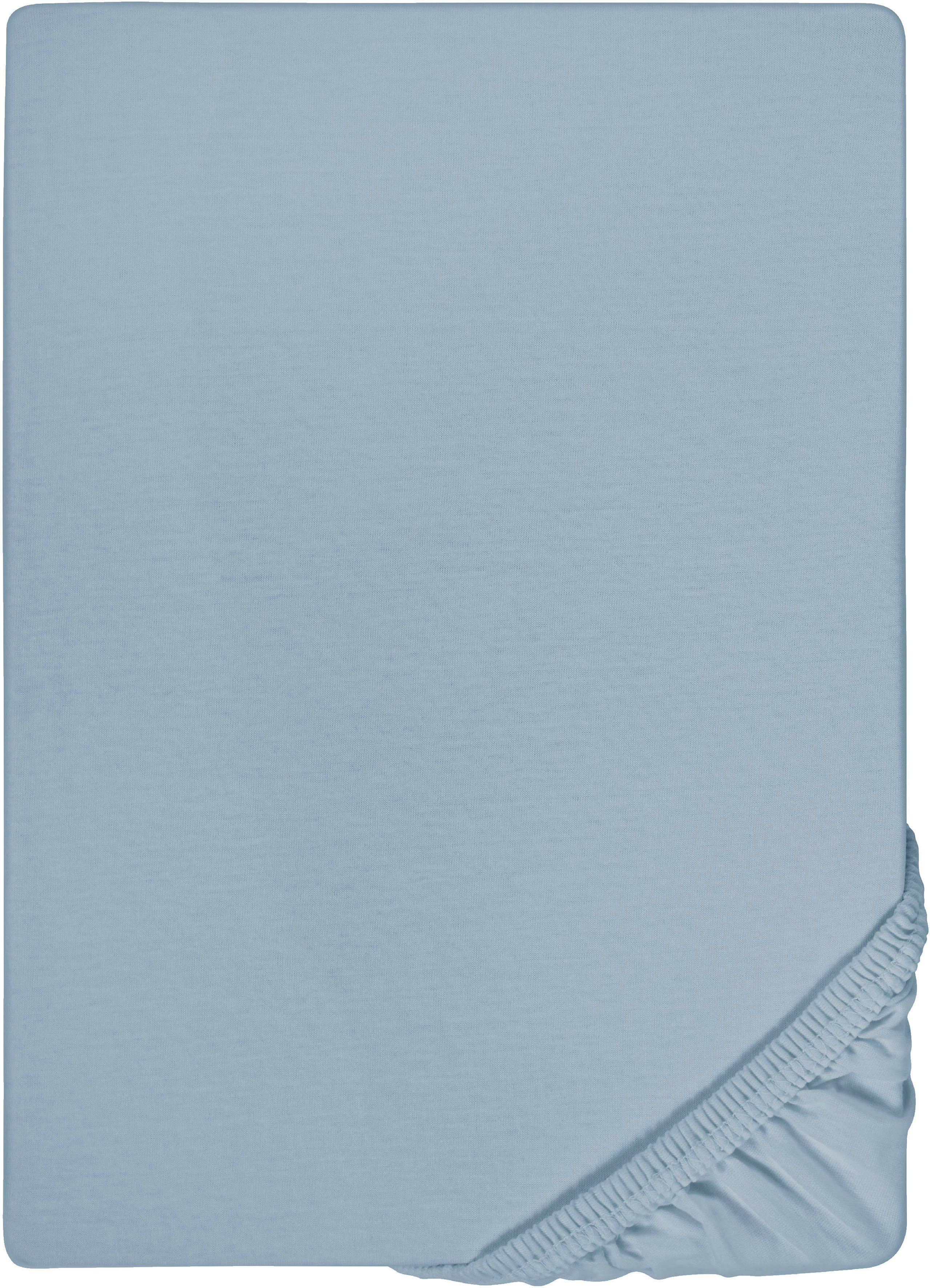 Biberna Spannbettlaken Marc, Jersey, Gummizug: rundum, (1 Stück), aus Baumw günstig online kaufen