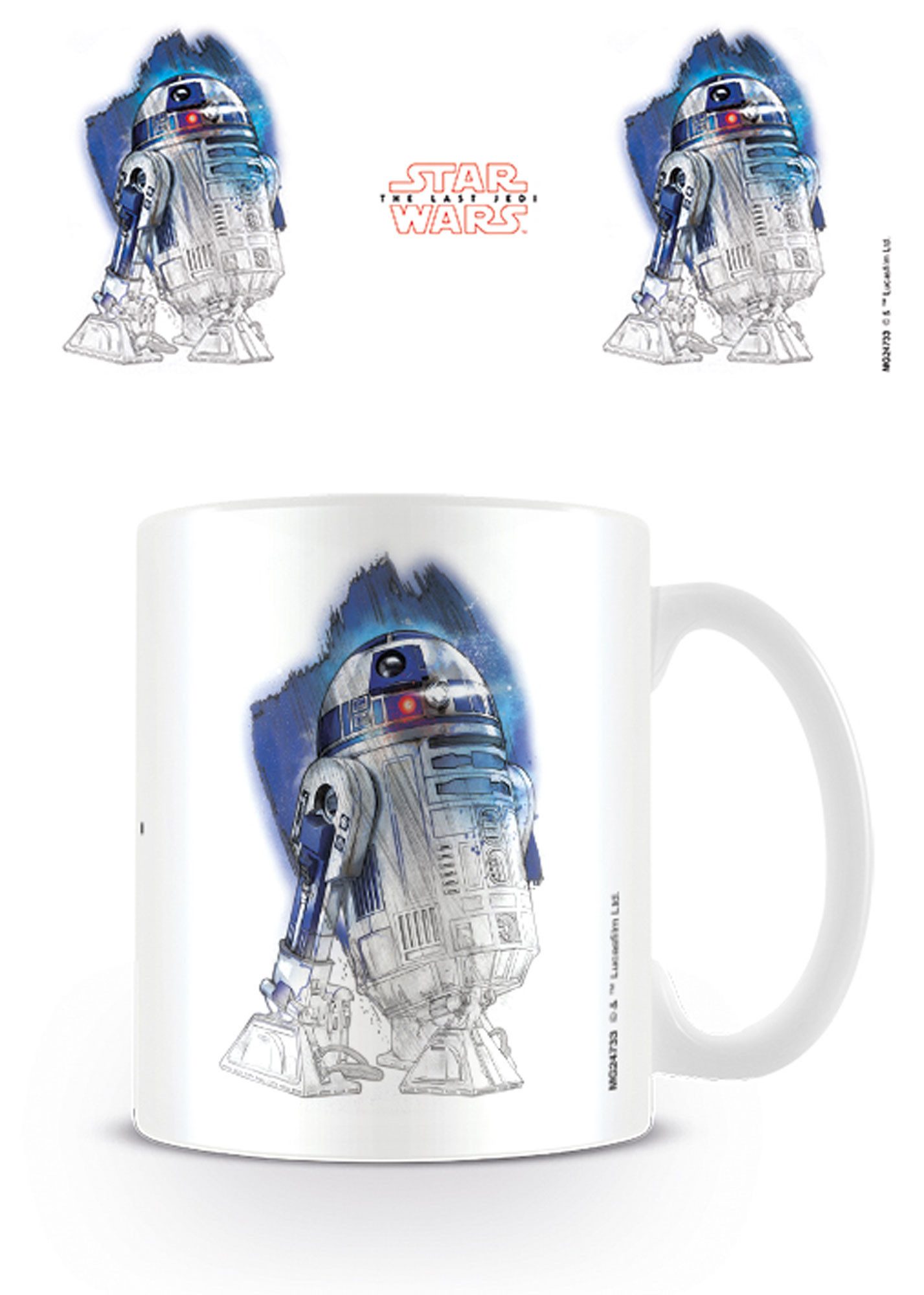 Tasse Star Wars - The Last Jedi - Lizenz Чашки - R2-D2 Brushstroke