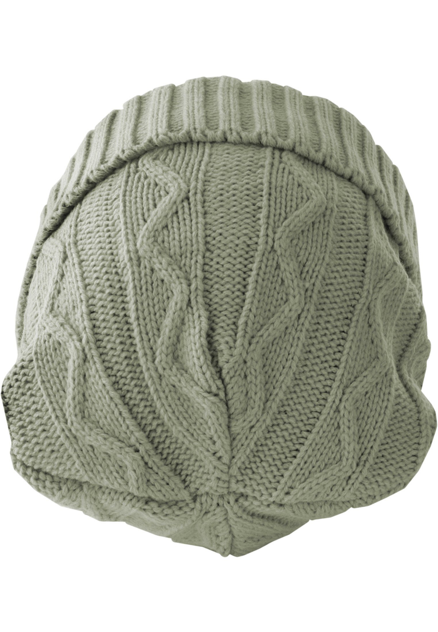 MSTRDS Beanie Accessoires Beanie Cable (1-St) Flap grey