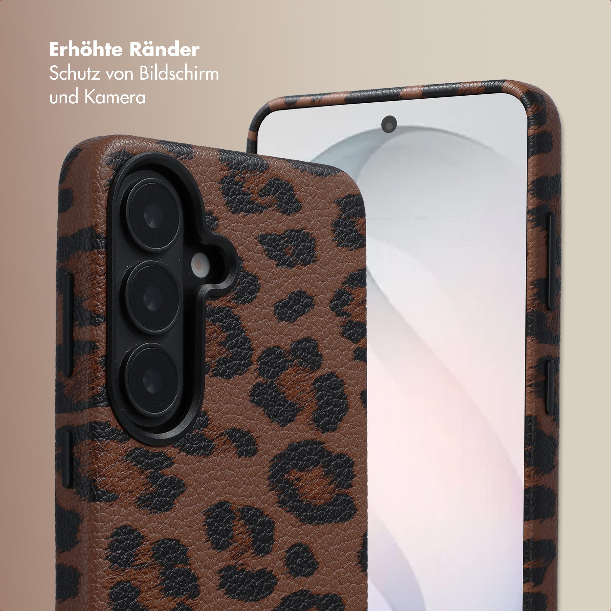 Selencia Backcover Selencia Sabi Backcover Leopardenmuster mit MagSafe Samsung Galaxy S26 – Bild 5 von 5