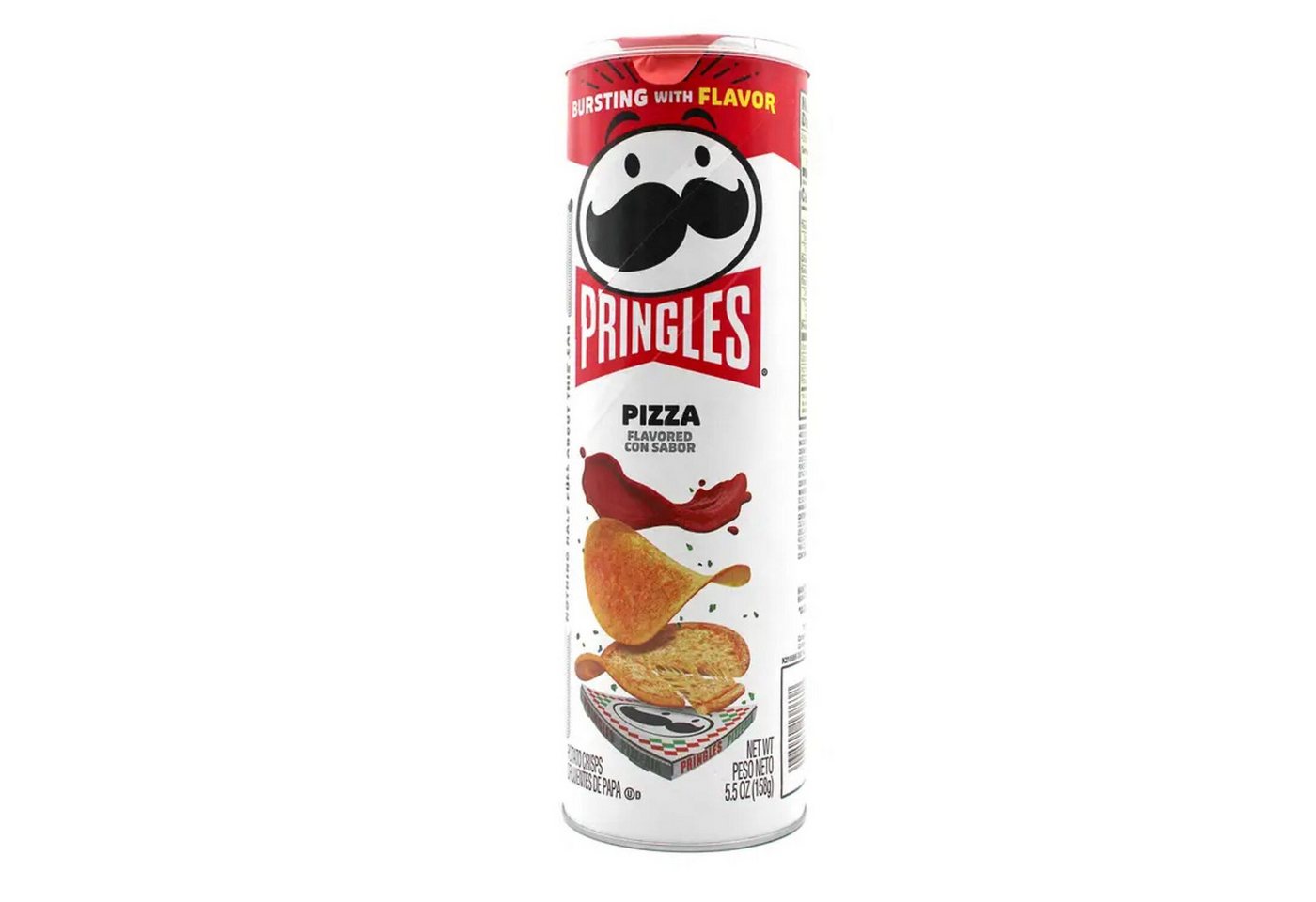 Pringles Knabberei, 1 x 158 g, Pringles Pizza (USA Import)