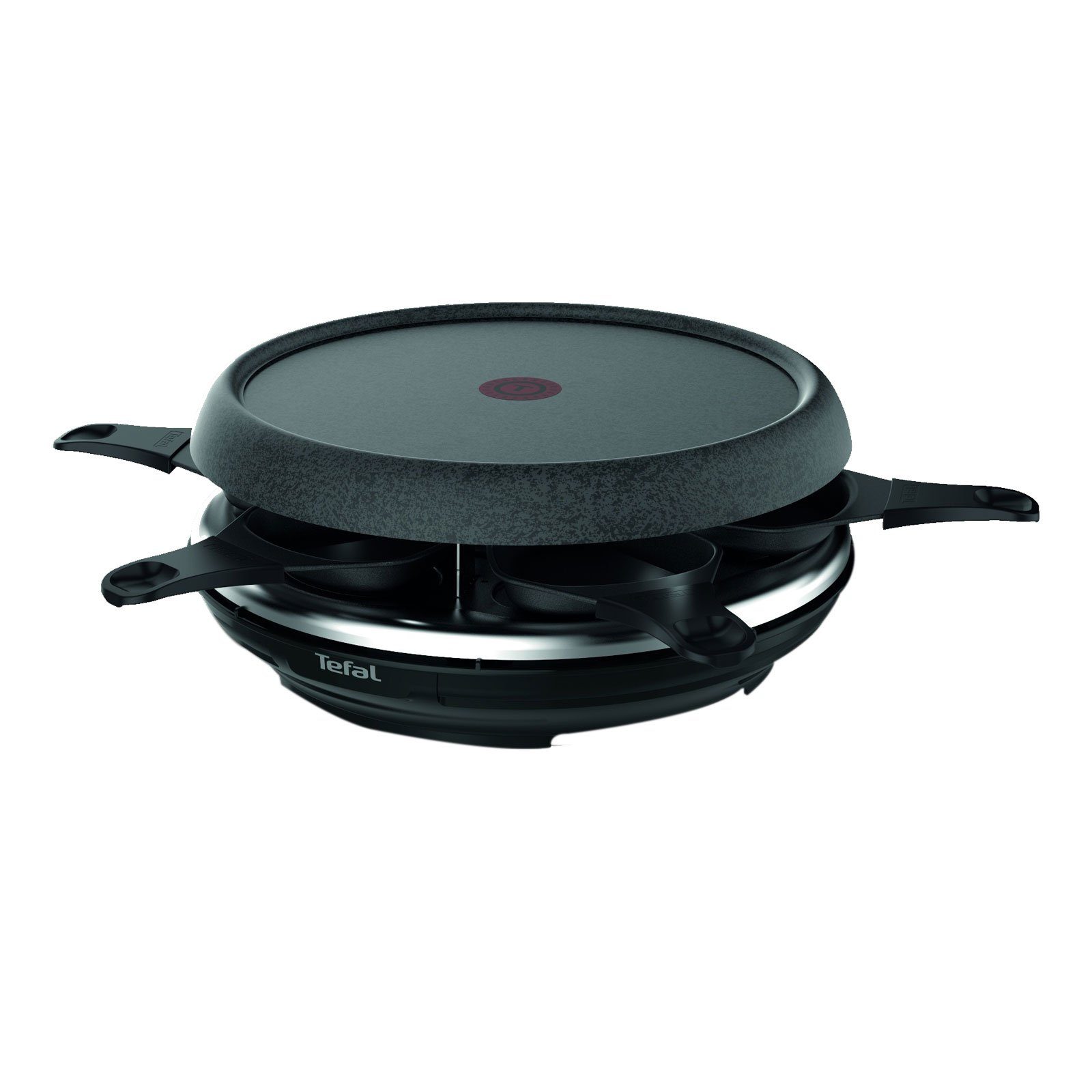 Fondue-Set Tefal Spülmaschinenfest, RE Kompaktes Raclette 12C8,